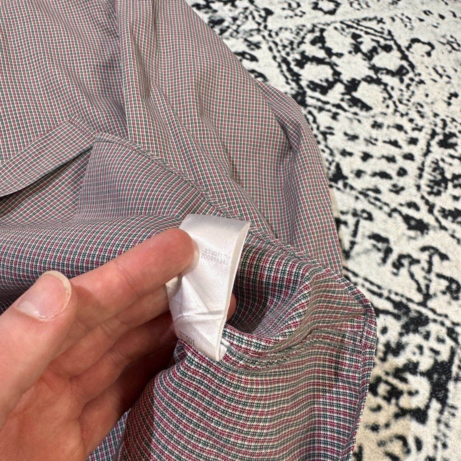 Gucci × Vintage Vintage Gucci Green Red Coton Shirt Size 42 IT Tom Ford 90s Size US L / EU 52-54 / 3 - 12 Thumbnail