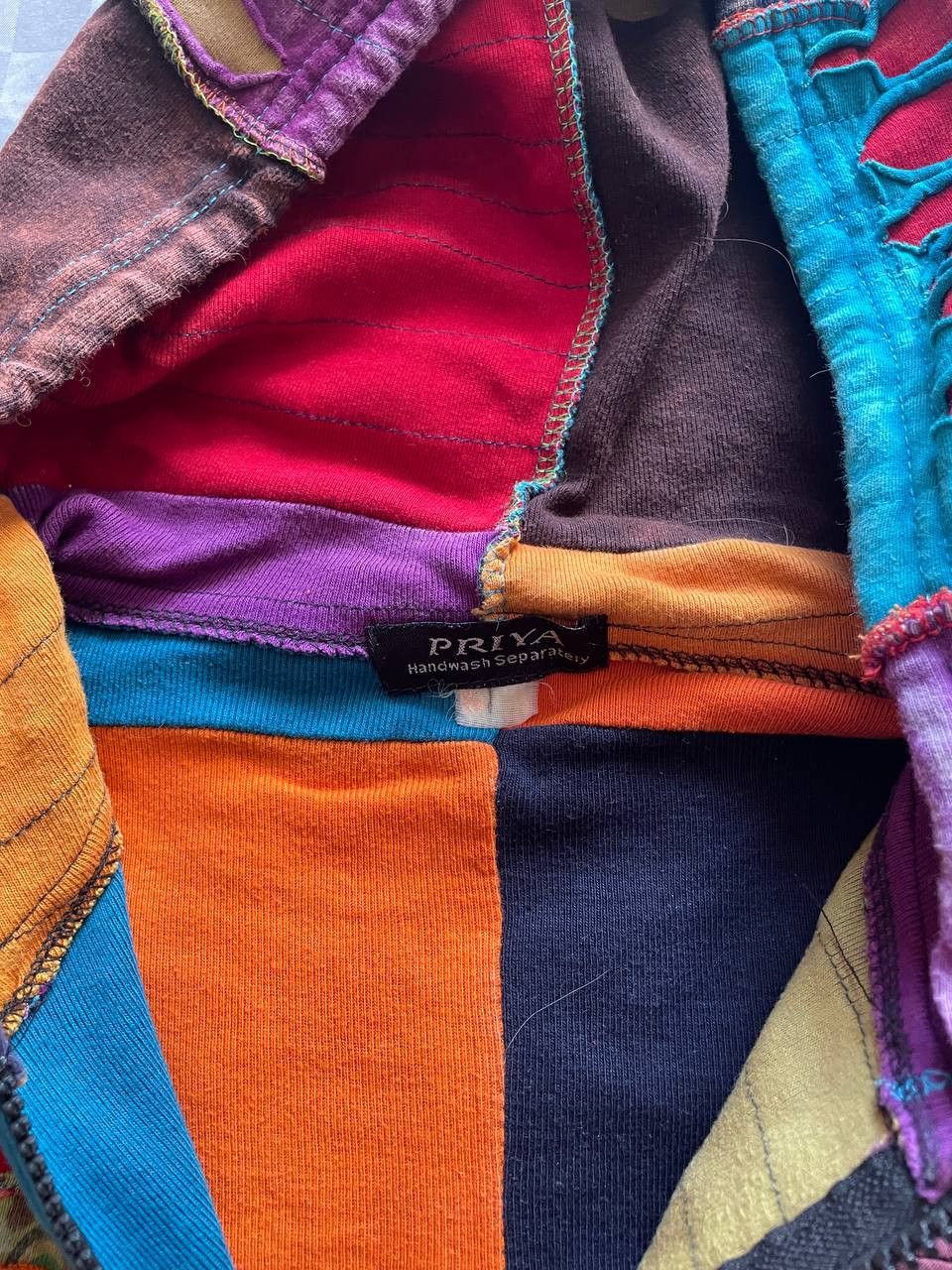 Other Avant Garde Y2K Nepal Patchwork Zip Up Elf Hoodie Vintage Size US M / EU 48-50 / 2 - 4 Thumbnail