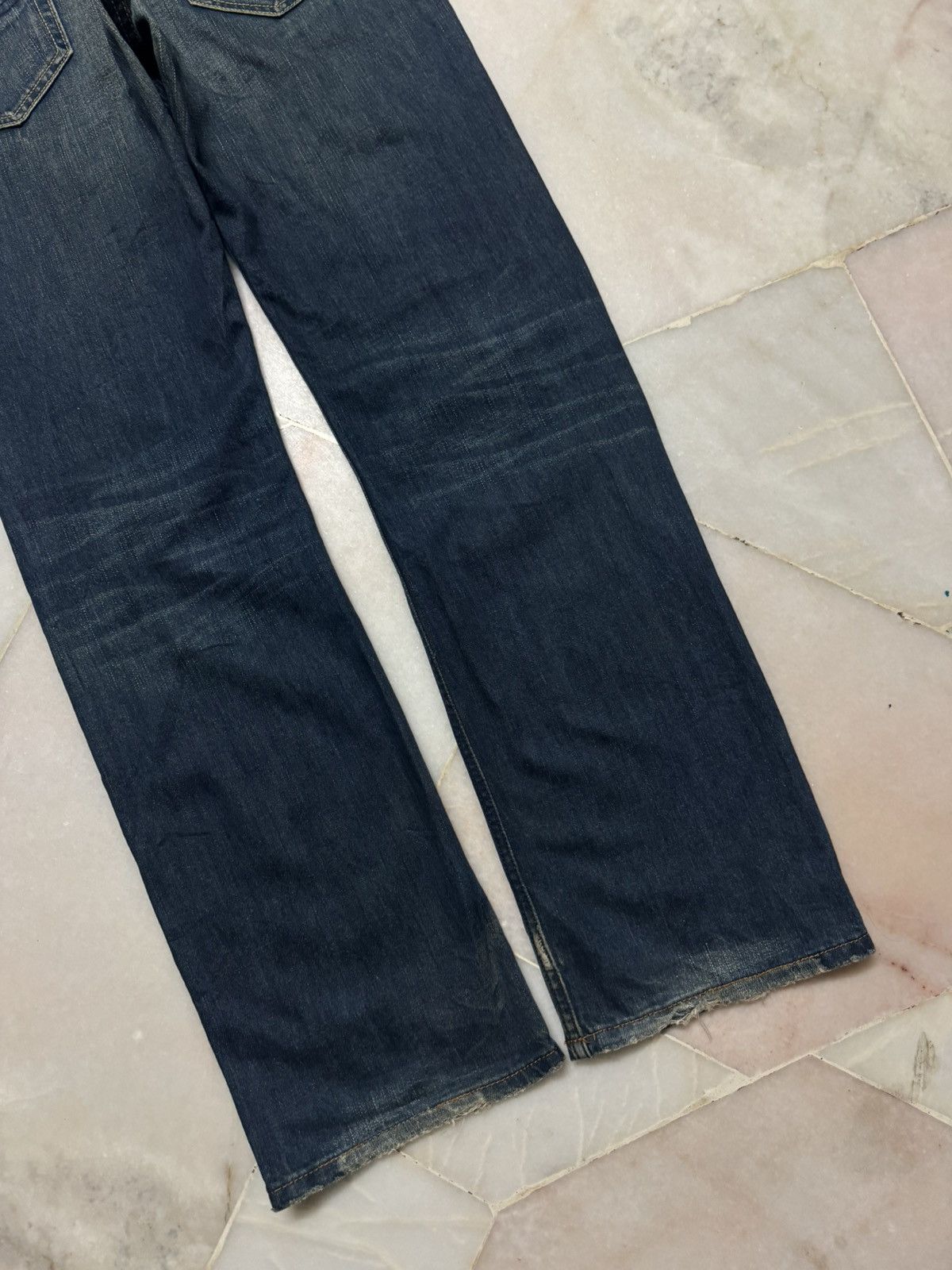 Kapital 💥FLARE💥VINTAGE DIESEL VIKER RUSTY MUDWASH DISTRESSED INSANE Size US 31 - 20 Thumbnail