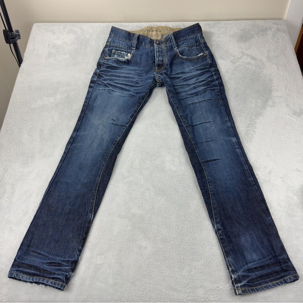 G-Star G-Star Raw Men's Size 34x33 3301 Distressed Blue Washed Jea Size US 34 / EU 50 - 3 Thumbnail