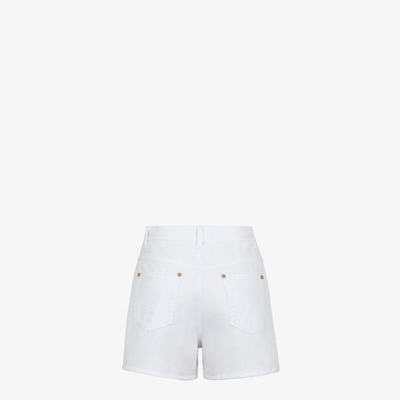 Fendi o1s1wg110326 Shorts in White Size 28" / US 6 / IT 42 - 2 Thumbnail