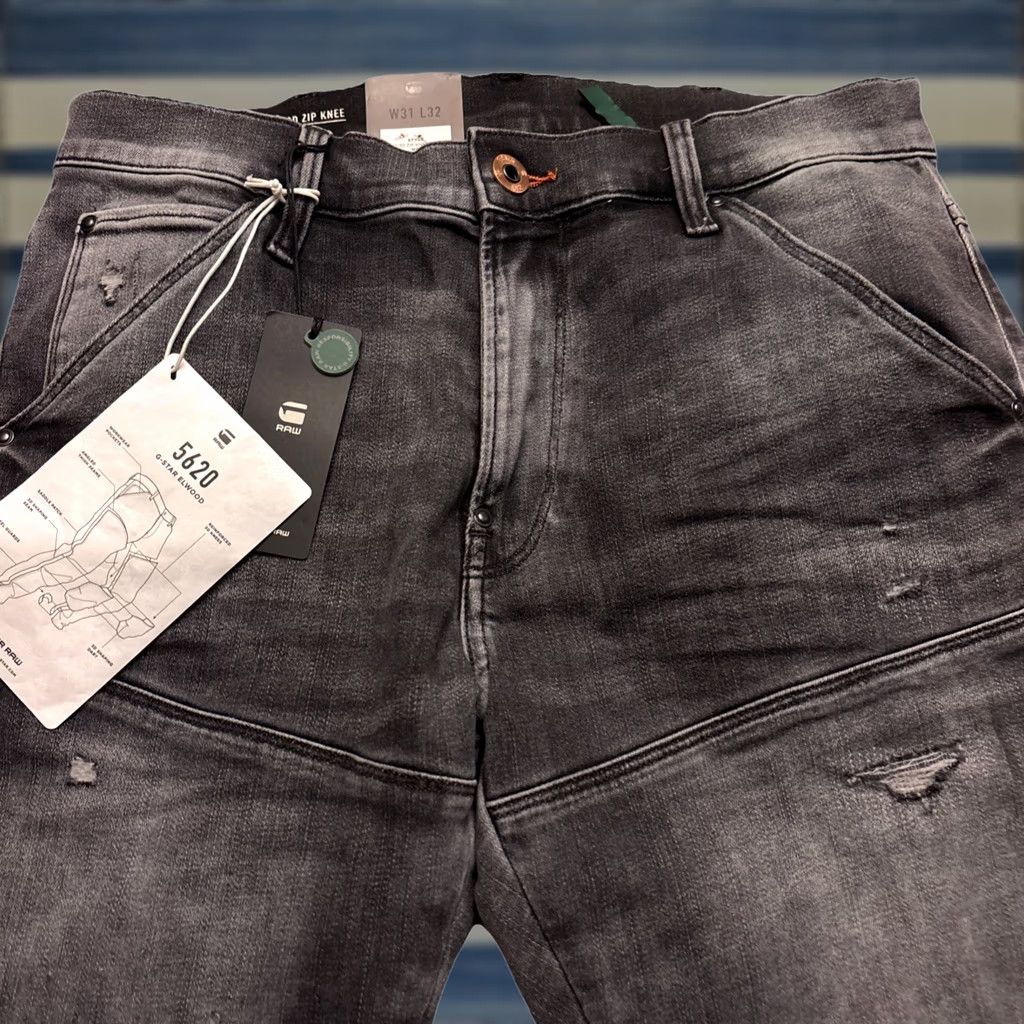 G-Star × Streetwear G-Star raw 5620 Jeans 3D zip knee skinny