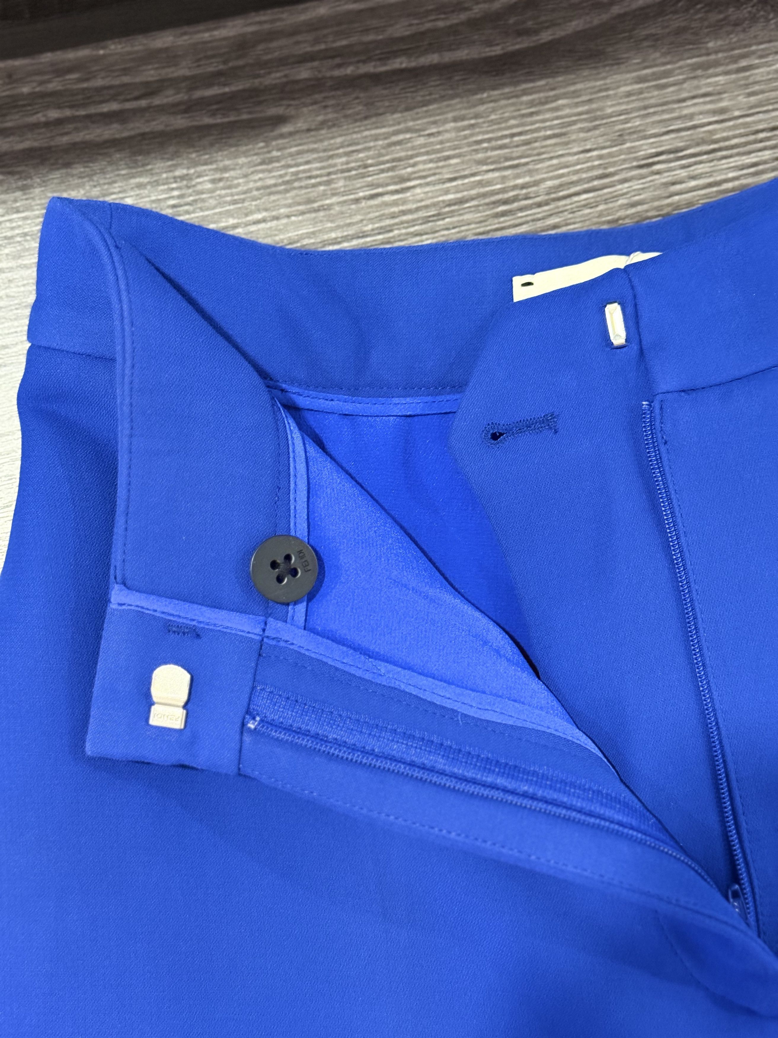 Fendi FENDI High Rise Blue Trousers Size 26" / US 2 / IT 38 - 4 Thumbnail