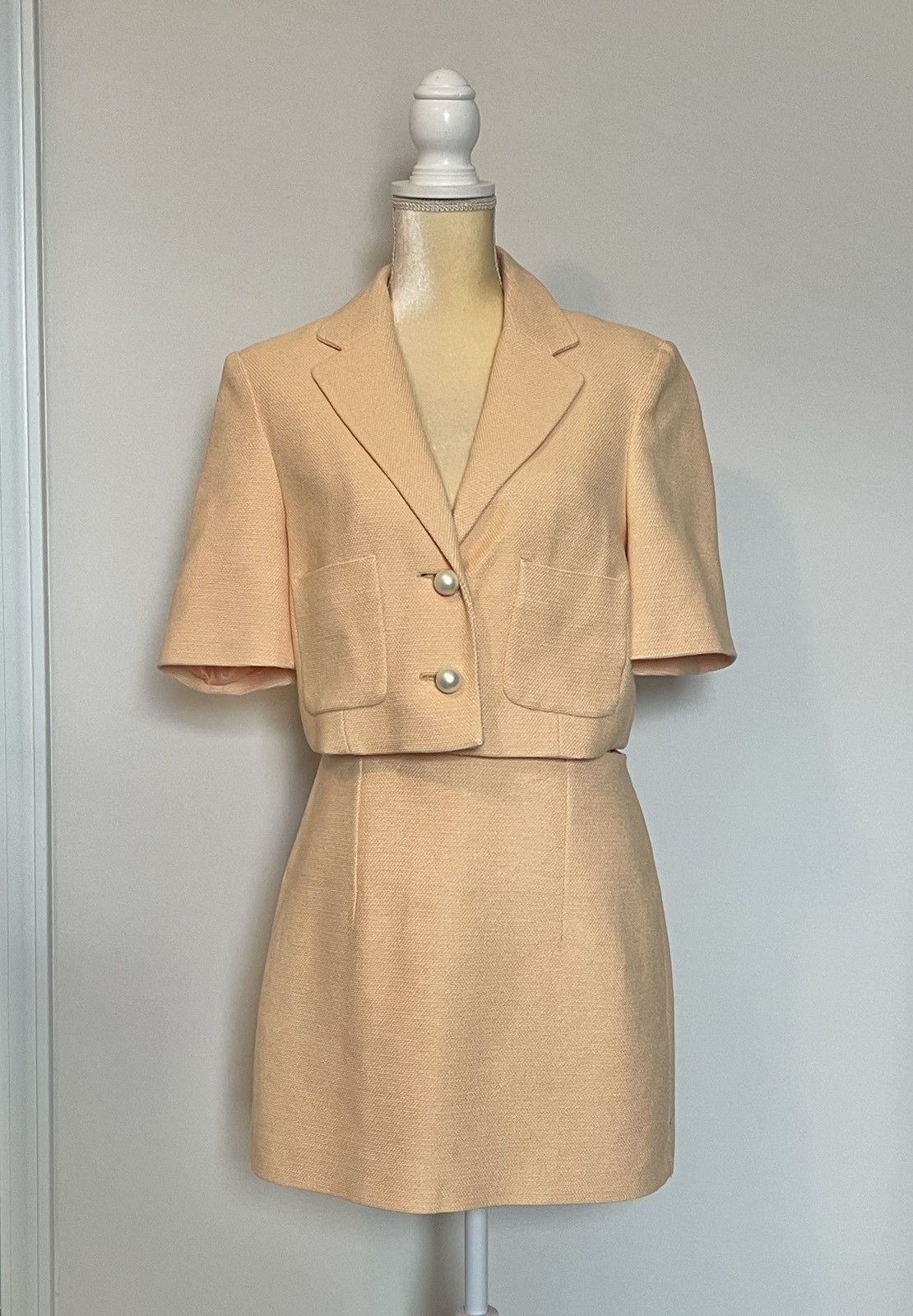 Mango Mango Suit Set – Cropped Blazer & Mini Skirt Size L / US 10 / IT 46 - 3 Thumbnail
