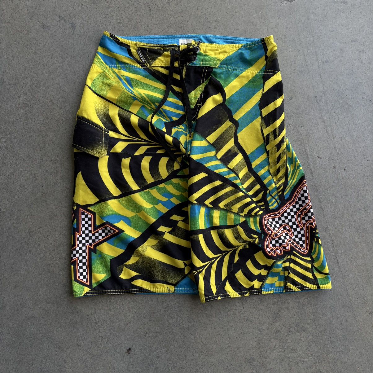 Fox Racing Y2K Rare Fox Racing Swimwear Board Shorts Motocross size 28 Size US 28 / EU 44 - 4 Thumbnail