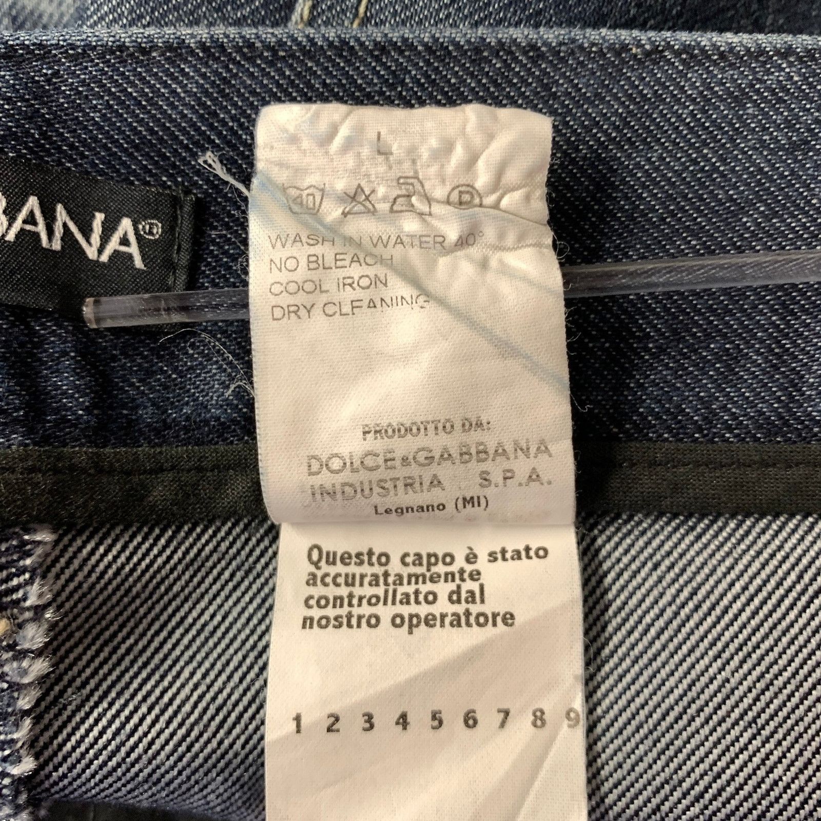 Dolce & Gabbana DOLCE & GABBANA Size 30 Navy Indigo Denim Slim Jeans Size US 30 / EU 46 - 6 Thumbnail