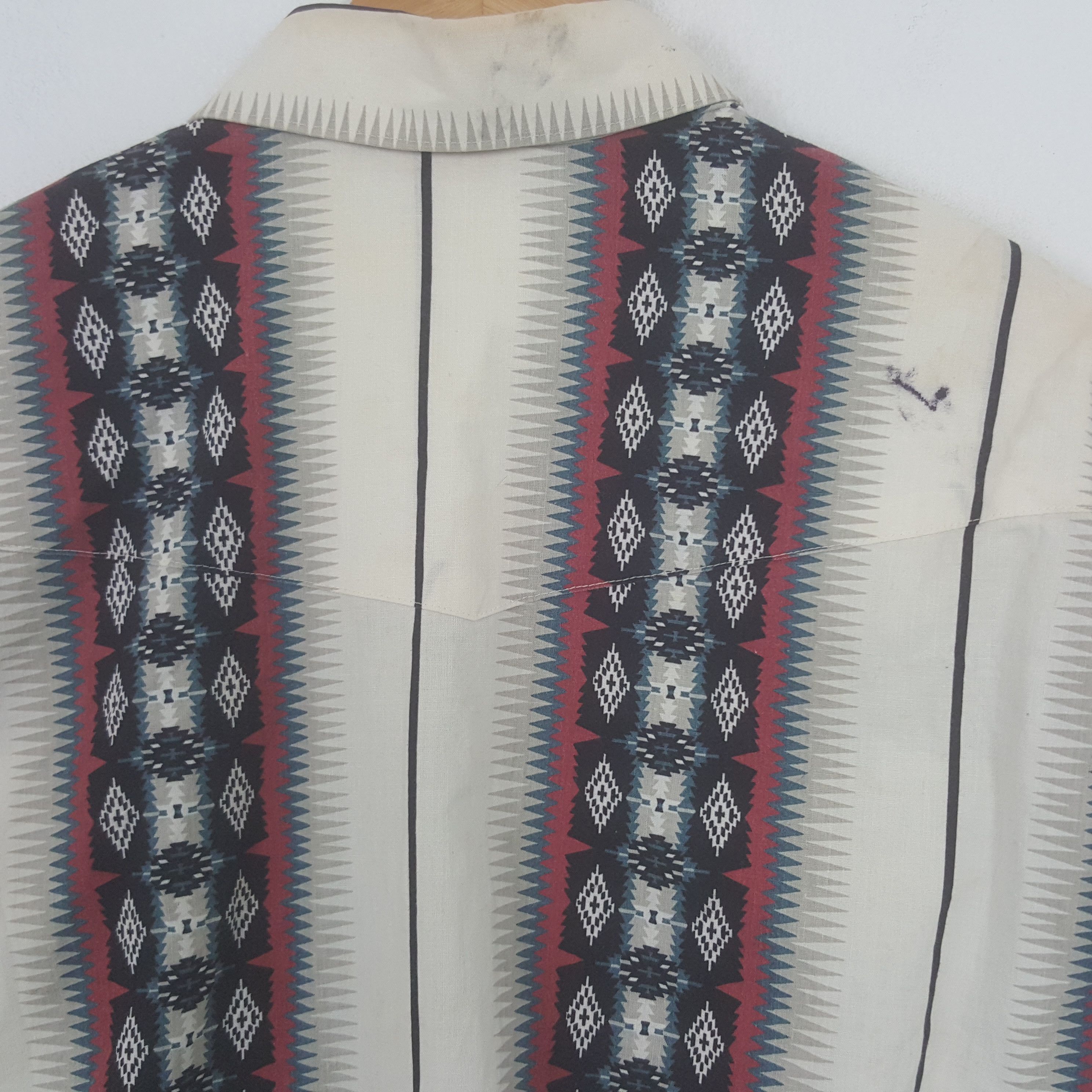 Vintage × Wrangler Vintage Wrangler American Retro Style Shirt Button up Size US XXL / EU 58 / 5 - 4 Thumbnail