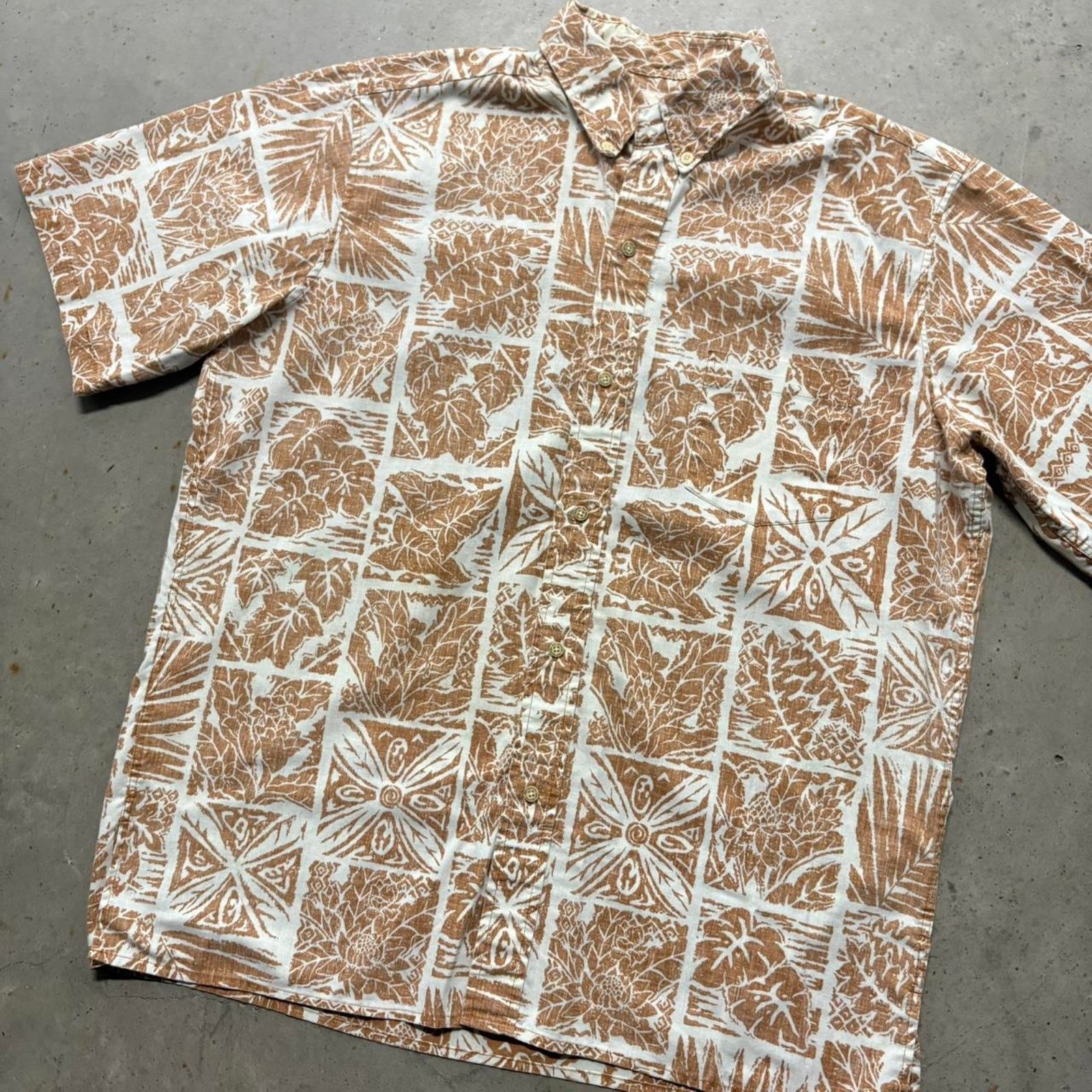 Reyn Spooner × Vintage Crazy Vintage Reyn Spooner Floral Tropical Hawaiian Shirt Size US L / EU 52-54 / 3 - 2 Thumbnail