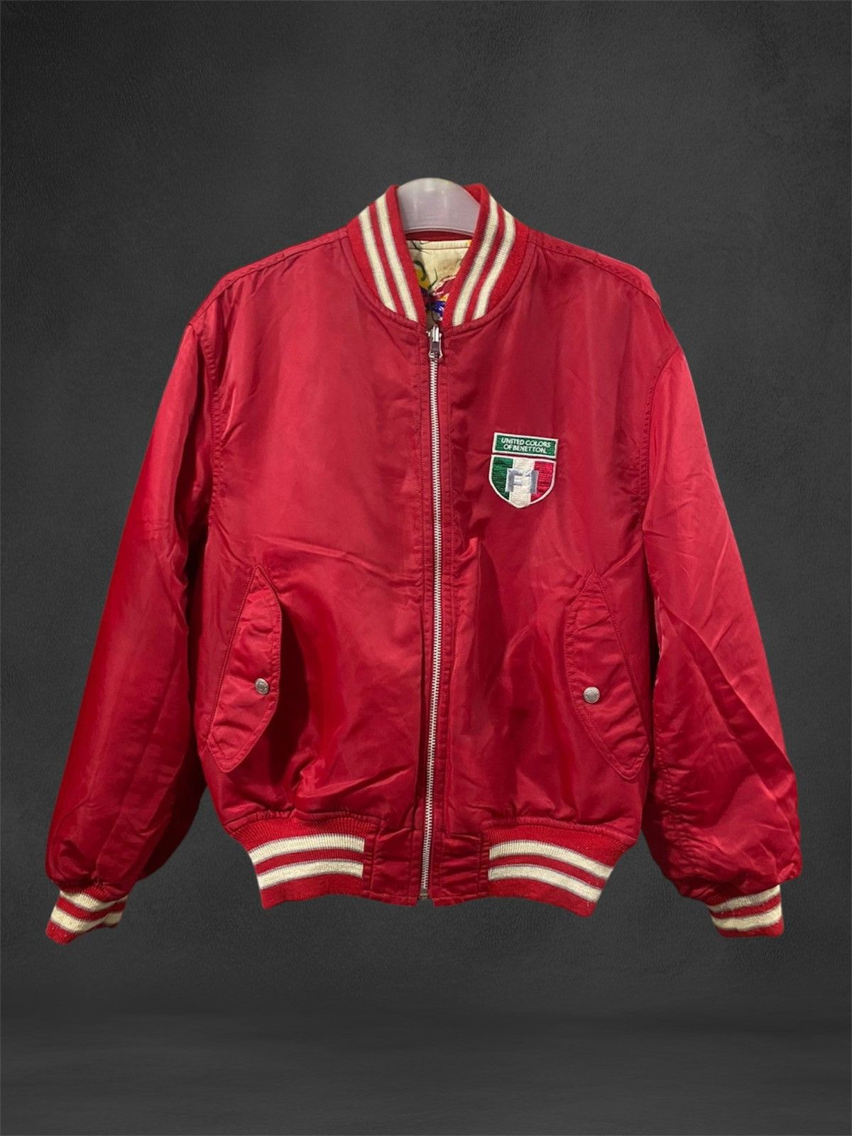 Benetton × Formula 1 × Vintage Vintage Reversible Benneton Formula 1 Jacket Size US M / EU 48-50 / 2 - 2 Thumbnail