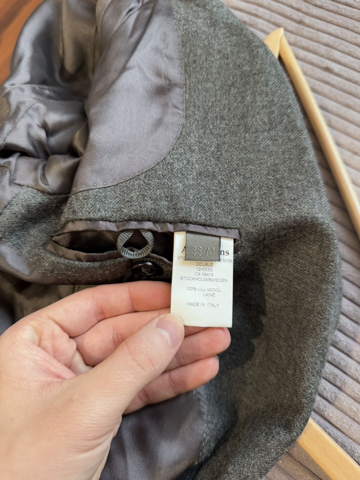 Acne Studios Rare Acne Jeans Wool Double Breasted Blazer Hype Designer Size M / US 6-8 / IT 42-44 - 6 Thumbnail