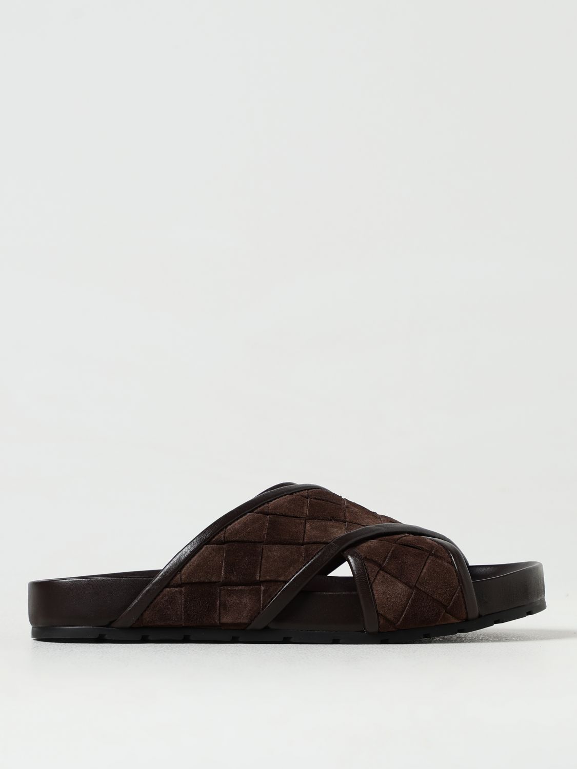 image of Bottega Veneta Sandals Men Brown (Size 9)