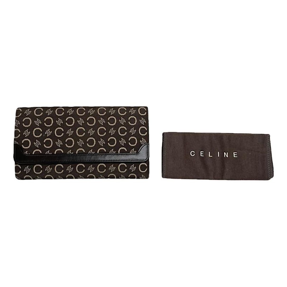 Celine Triomphe Brown Cotton Wallet Size ONE SIZE - 1 Thumbnail