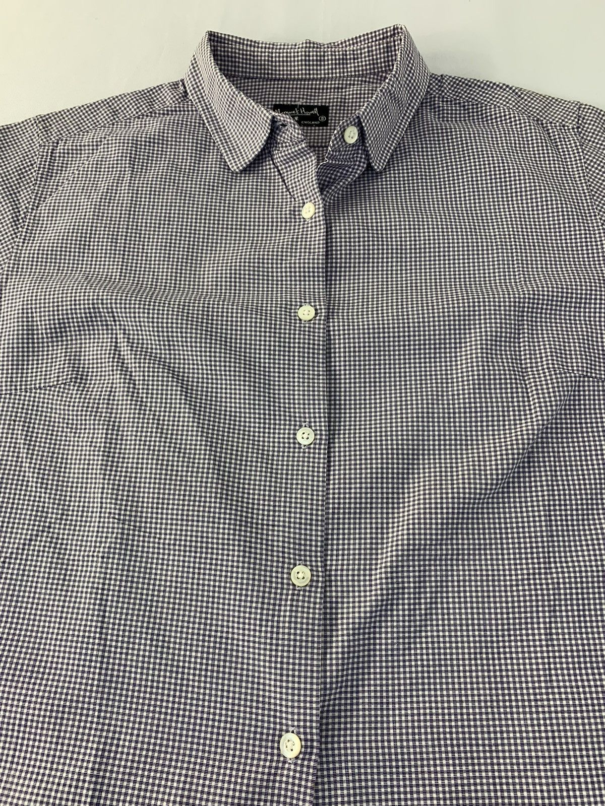 Designer × Margaret Howell Margarett Howell London England Checkered Button Up Shirt Size S / US 4 / IT 40 - 4 Thumbnail