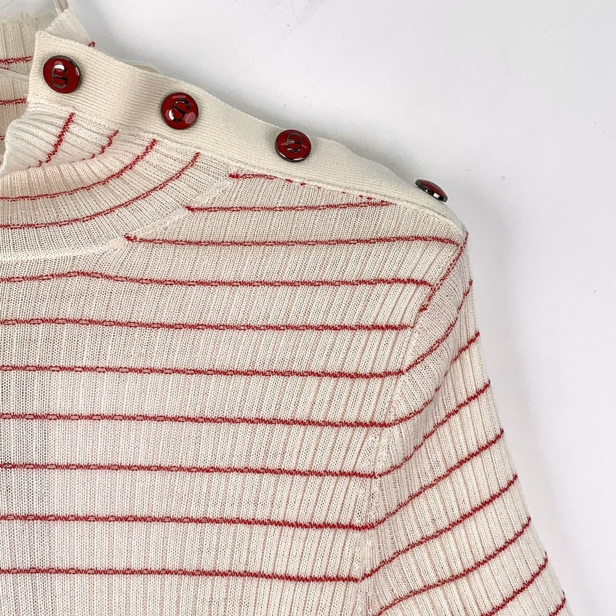 Dior Dior Colorblocked Striped Cashmere Knit Sweatshirt Size S / US 4 / IT 40 - 3 Thumbnail