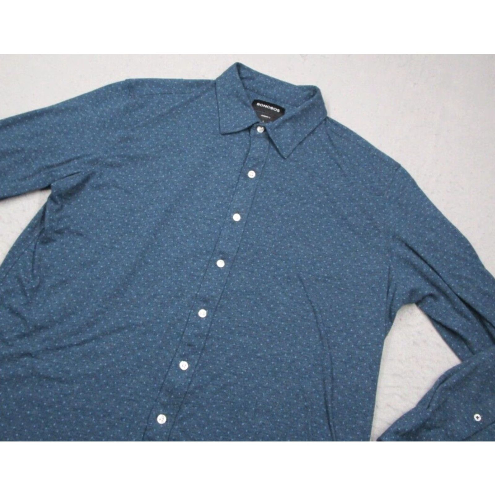 Bonobos Bonobos Shirt Mens Large Blue Button-Up Casual Everyday Size US L / EU 52-54 / 3 - 2 Thumbnail
