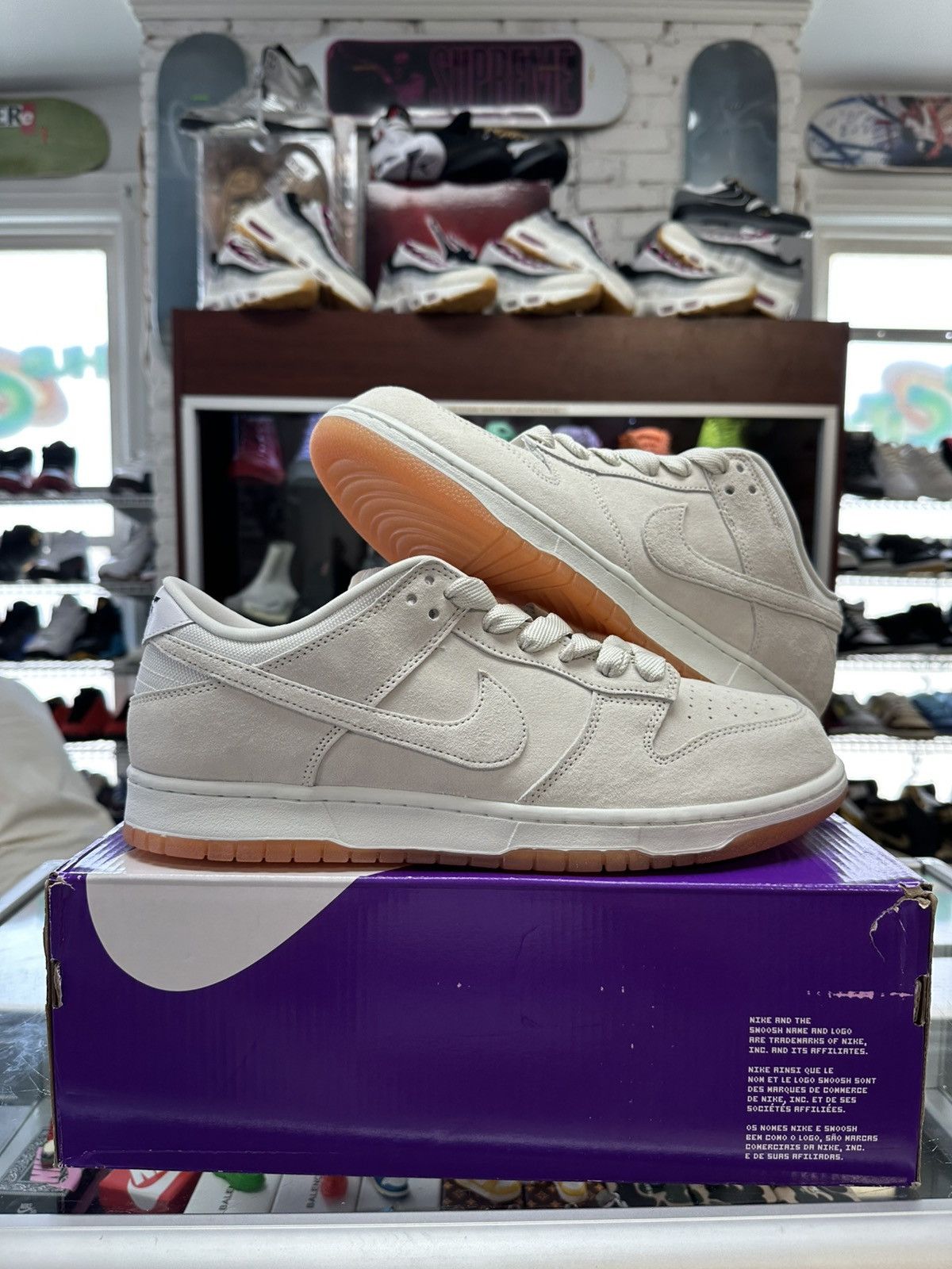 Nike Nike SB Dunk Low Pro B Pale Ivory Size US 14 / EU 47 - 1 Thumbnail
