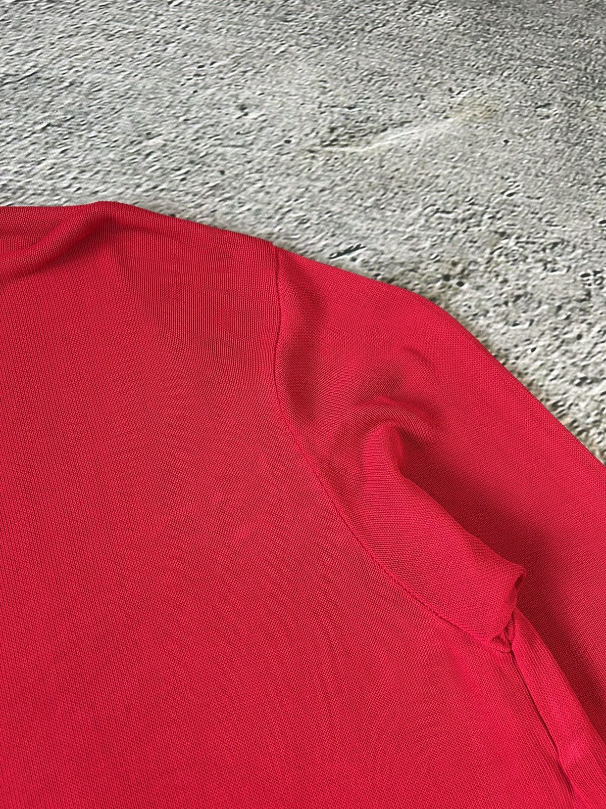 Versace × Vintage Gianni Versace mesh polo t-shirt red vintage Size US M / EU 48-50 / 2 - 5 Thumbnail