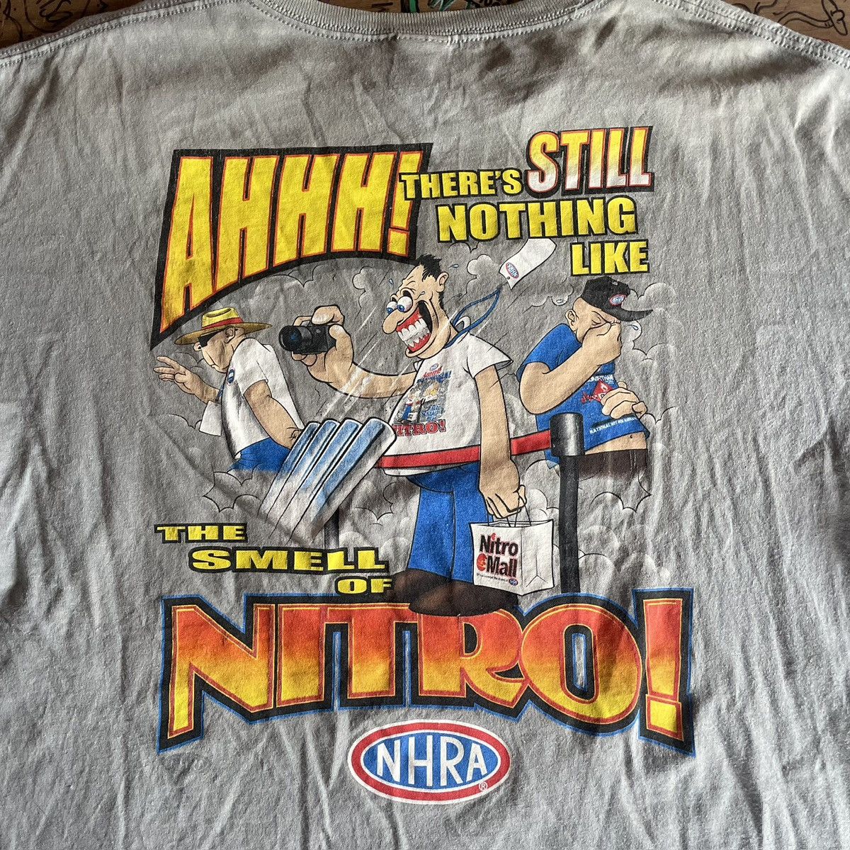Anvil × Vintage Y2K NASCAR Racing Nitro T Shirt Size US XXL / EU 58 / 5 - 4 Thumbnail