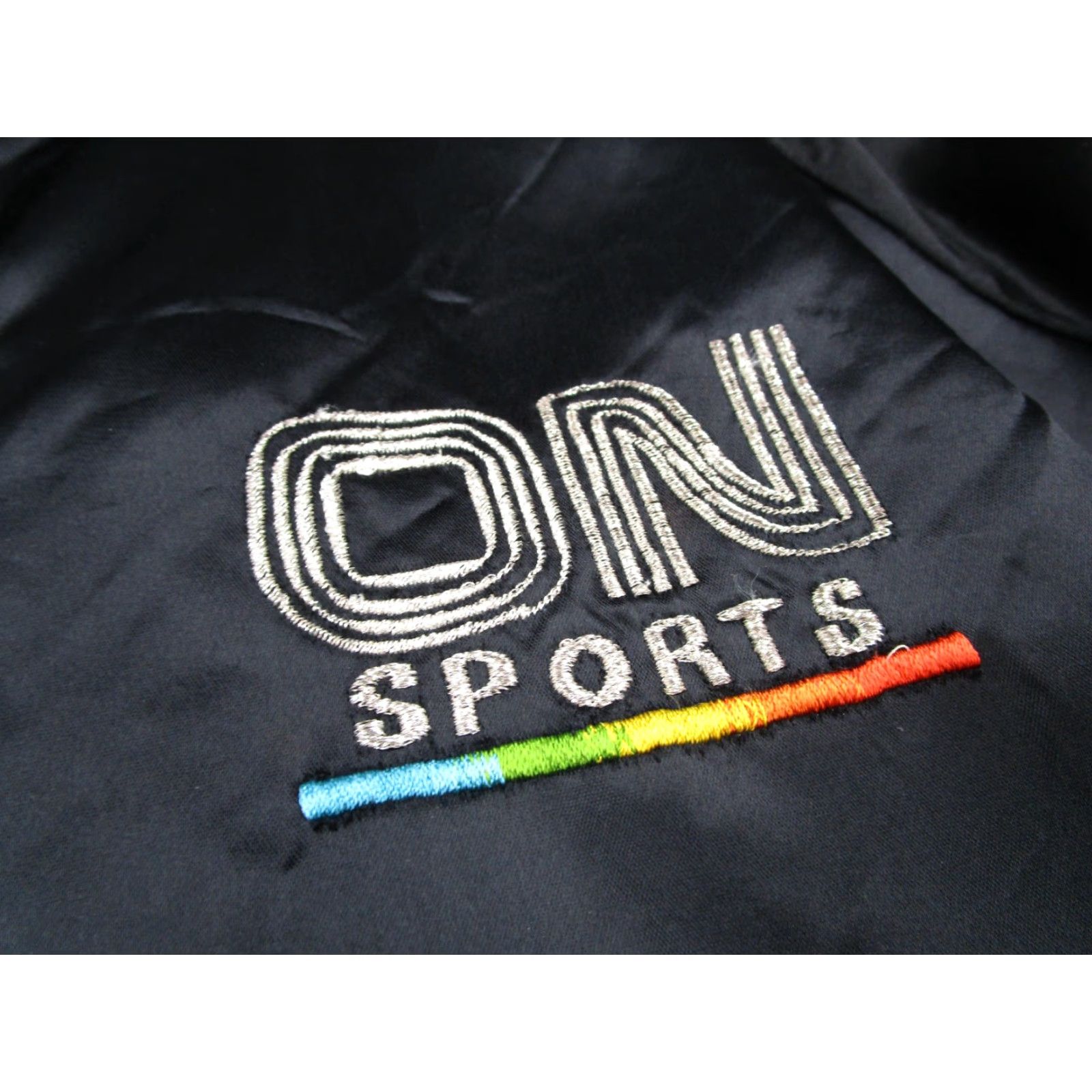 Vintage VINTAGE Fad Times Bomber Jacket Mens Large Black Satin Embroidered Retro Sports 80s 90s Size US L / EU 52-54 / 3 - 4 Thumbnail