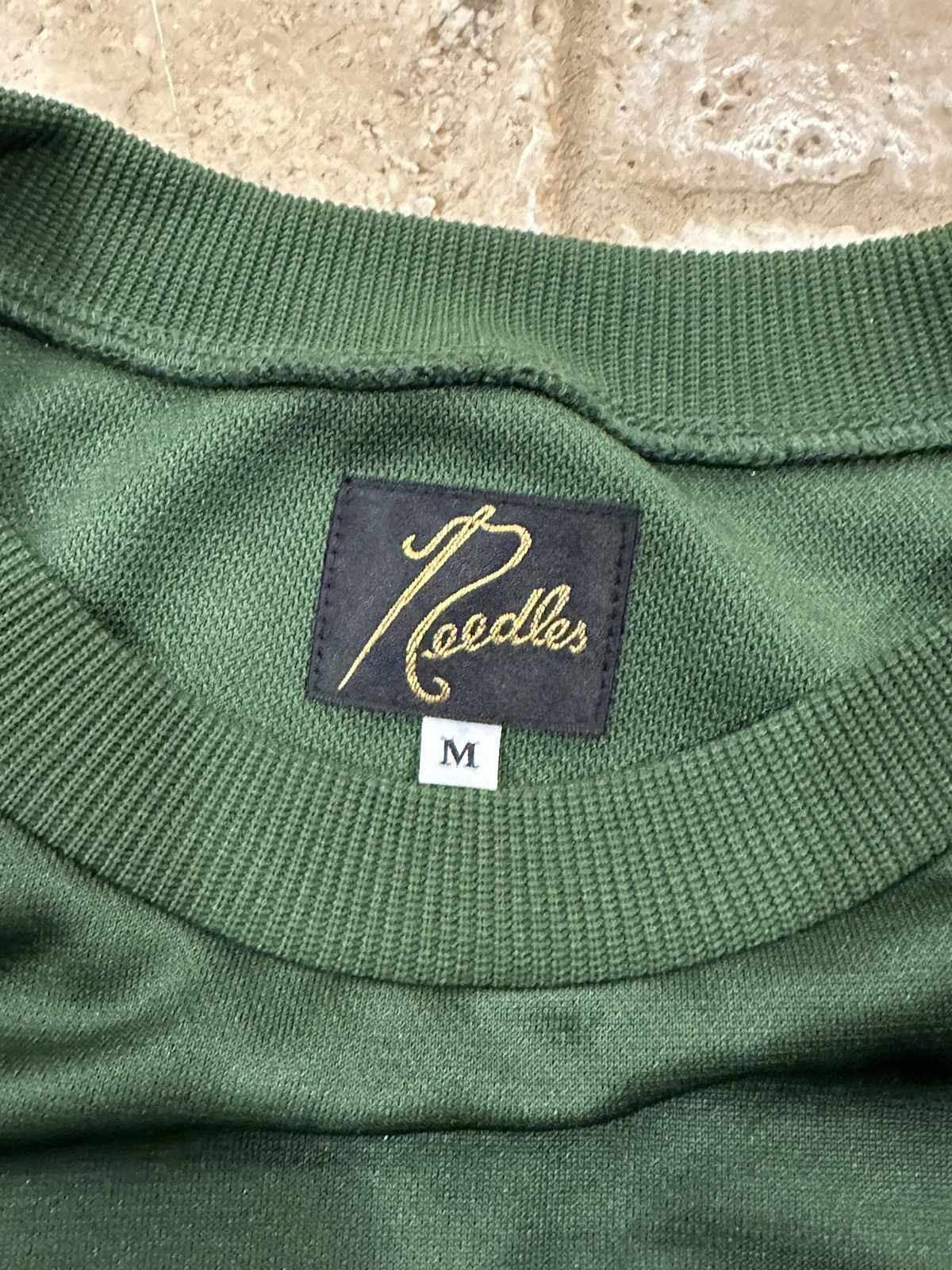 Needles Needles Smooth Polyester Logo Track Striped Green Crewneck Size US M / EU 48-50 / 2 - 8 Thumbnail