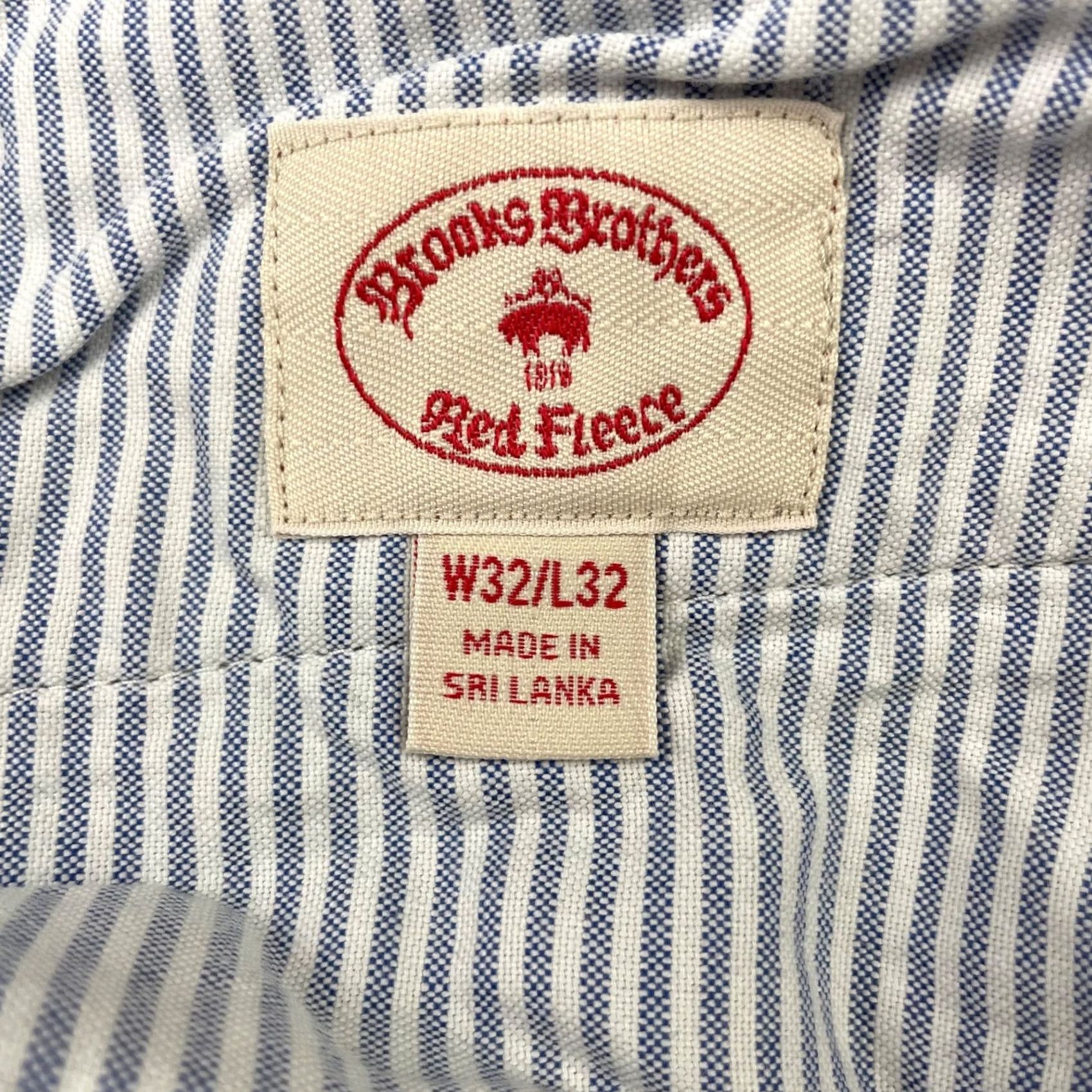 Brooks Brothers Brooks Brothers Red Fleece Men's Chino Pants Flat Front 100% Cotton Plaid Blue/Red 32x32 Slim? Regular Mens Pants Size US 32 / EU 48 - 4 Thumbnail