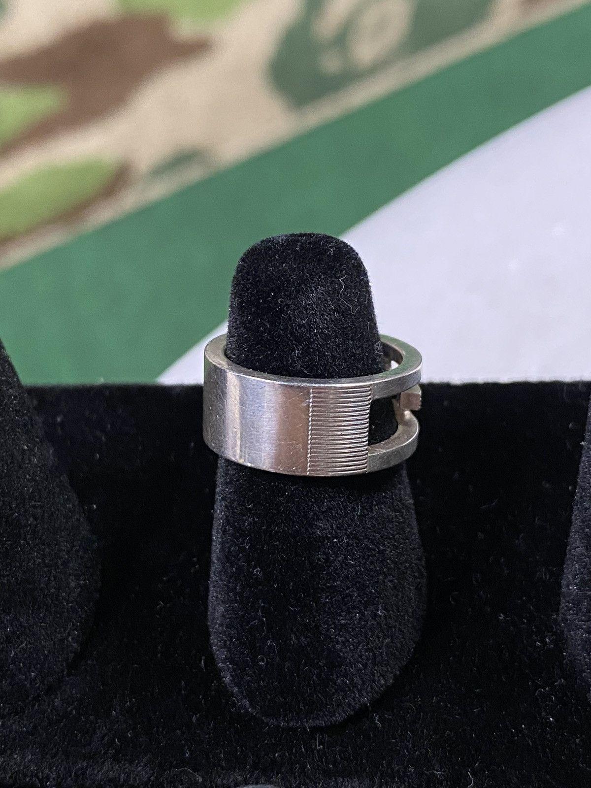 Gucci Gucci G Logo Silver Ring Sterling 925 Size 4.5 Us Size ONE SIZE - 2 Thumbnail