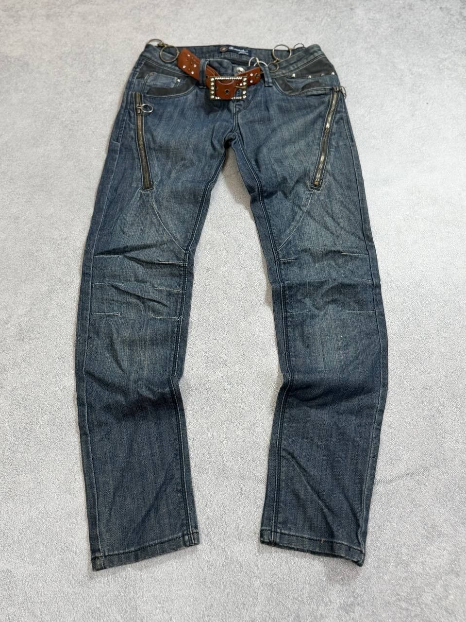 Japanese Brand vintage 90s streetwear miss me bootcot flared denim y2k jean Size US 28 / EU 44 - 2 Thumbnail