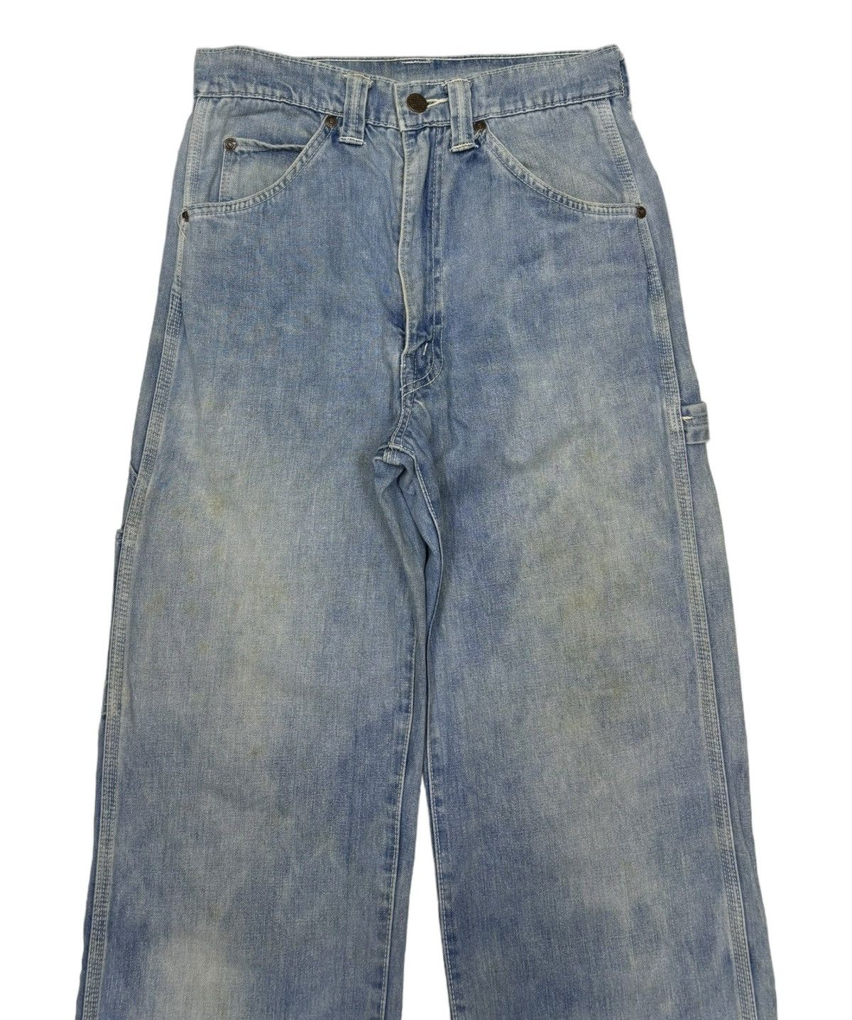 Big John × Carhartt RARE VINTAGE BIG JOHN ACID WASH CARPENTER PANTS Size US 26 / EU 42 - 7 Thumbnail