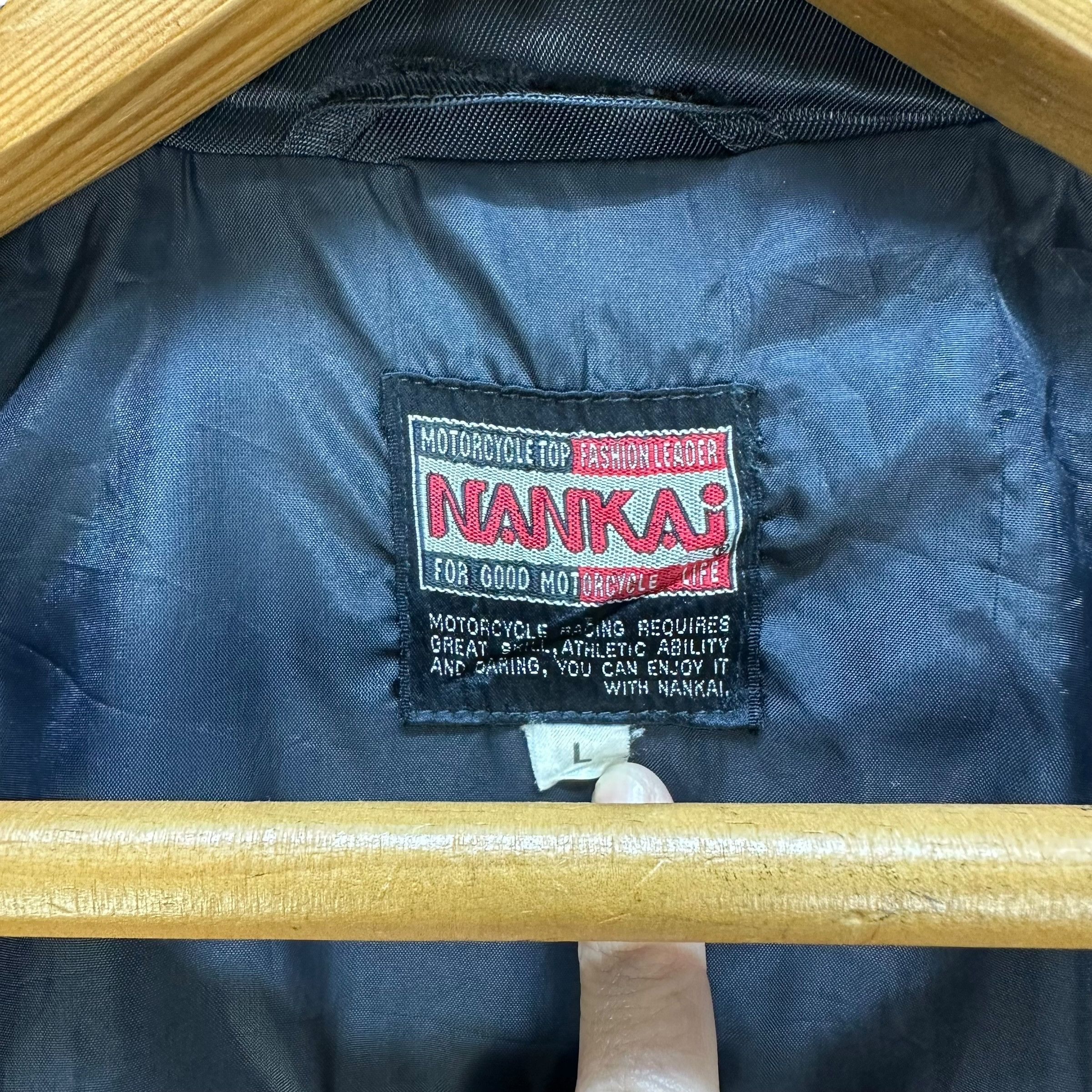 Japanese Brand Vintage NANKAI Racing Motorcycle Top Bomber Jacket #A31-0694 Size US L / EU 52-54 / 3 - 7 Thumbnail