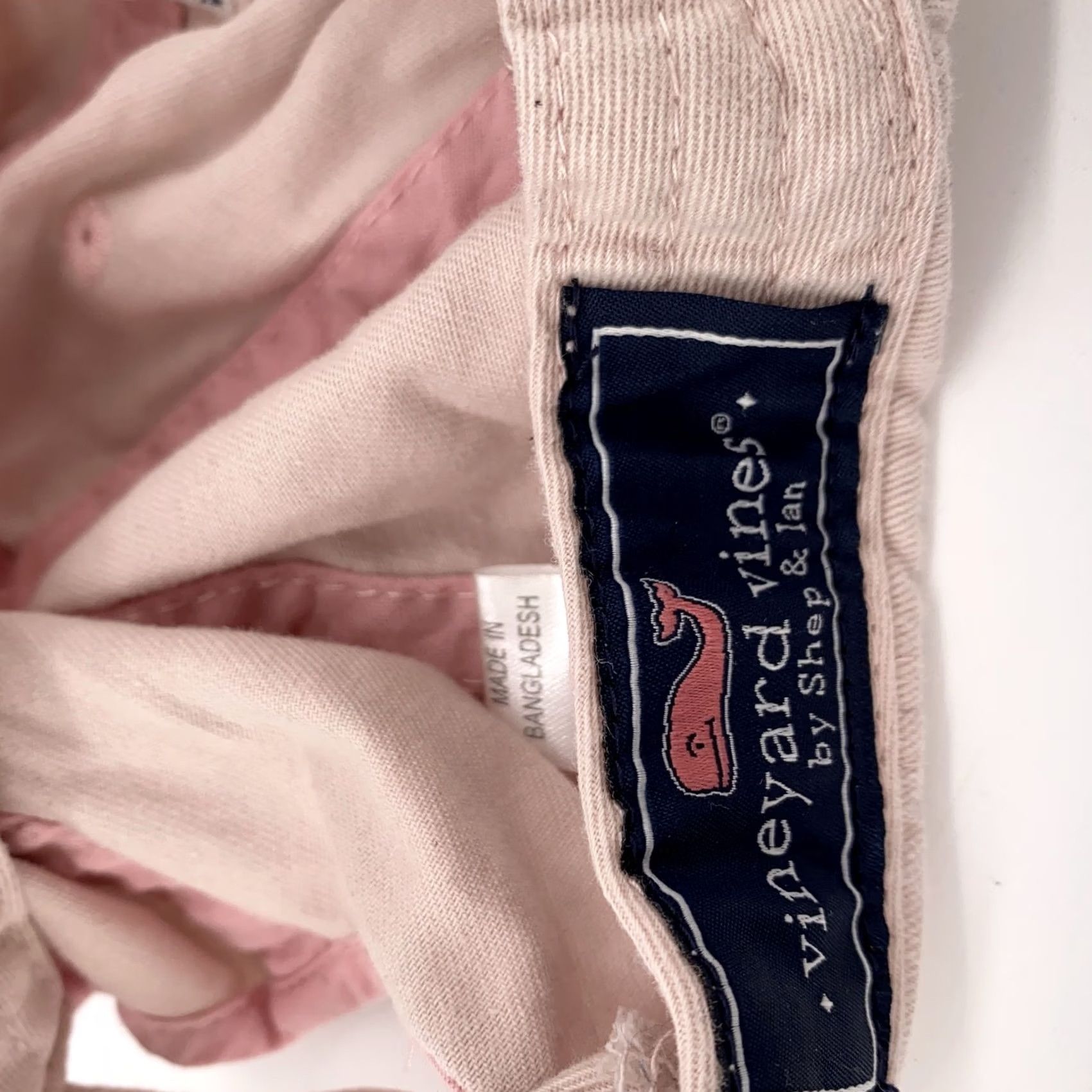 Vineyard Vines Vineyard Vines Pink Hat Cap Strap Back Embroidered Whale Dad Hat Casual Classic Size ONE SIZE - 6 Thumbnail