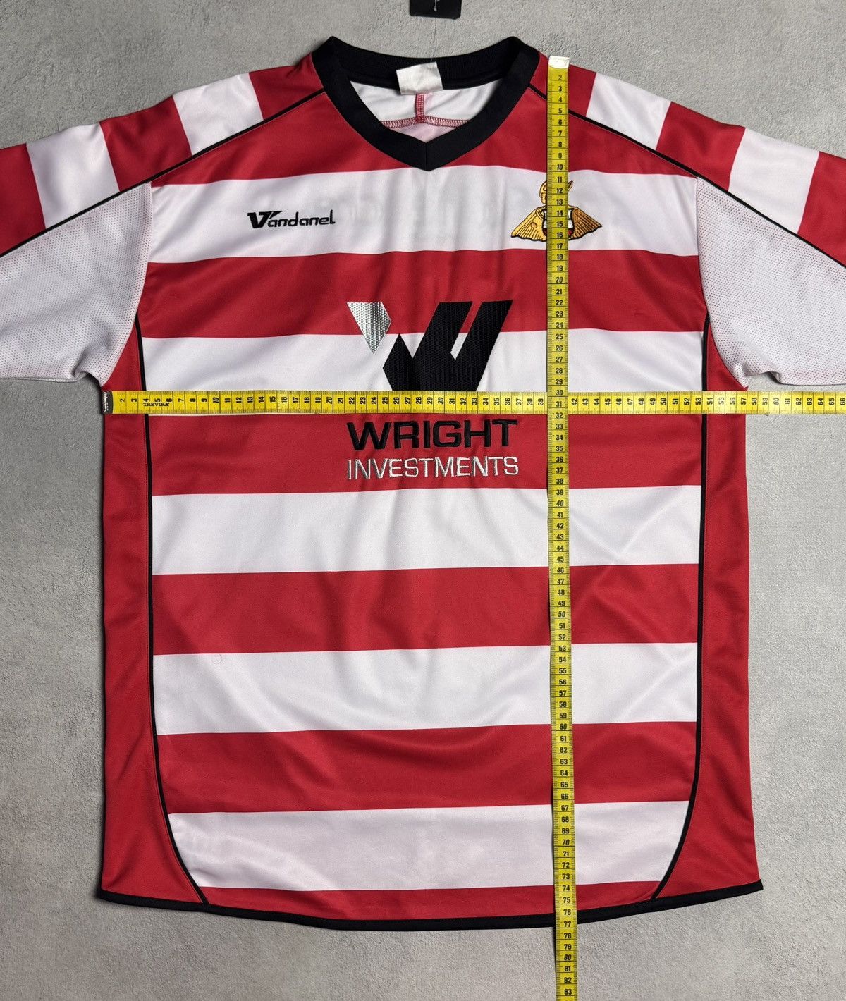 Vintage Doncaster Rovers 2008 2009 Home Shirt Soccer Jersey Vandanel Size US L / EU 52-54 / 3 - 18 Thumbnail