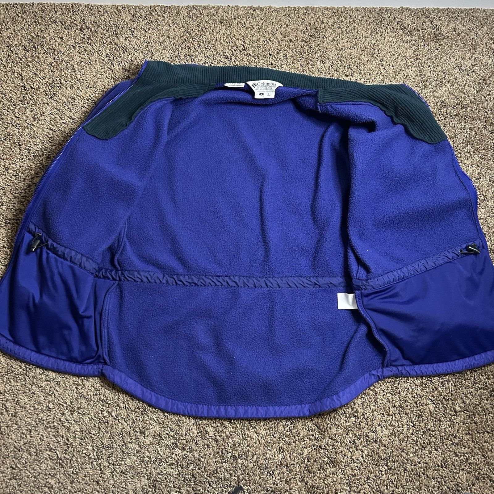 Columbia Columbia Womens M Fleece Full Zip Up Mock Neck Sweatshirt Size M / US 6-8 / IT 42-44 - 5 Thumbnail