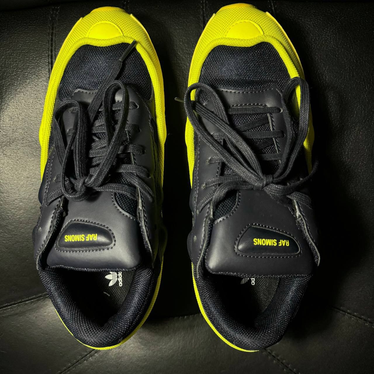 Adidas × Raf Simons 7,5us Adidas Raf Simons Ozweego Yellow FW18 Size US 7.5 / EU 40-41 - 6 Thumbnail