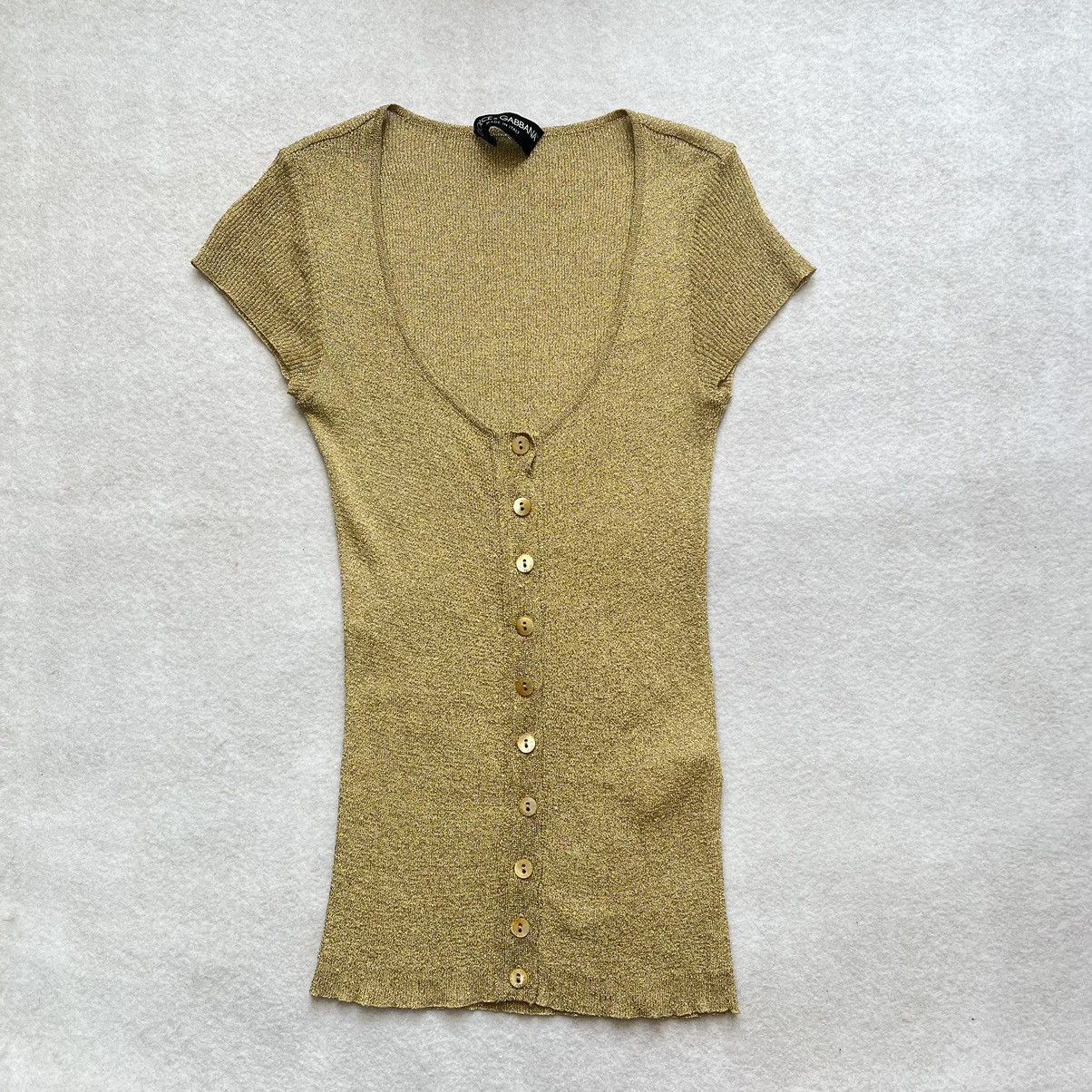 Dolce & Gabbana Dolce & Gabbana Gold Blink Top Size M / US 6-8 / IT 42-44 - 1 Thumbnail