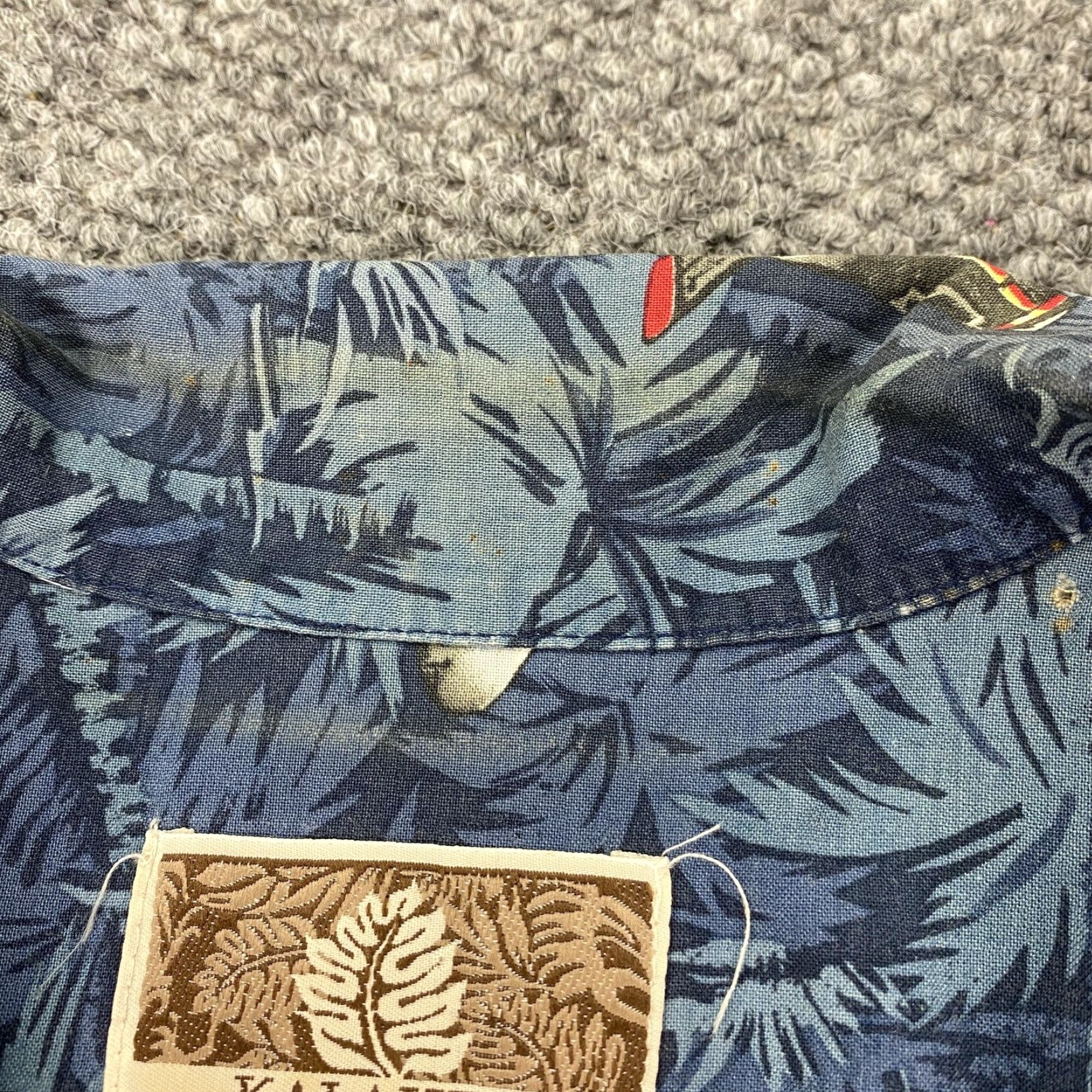 Vintage VINTAGE Kalaheo Aloha Camp Shirt Men's Large Blue Airplane Print Button-Up Made in Hawaii USA Size US L / EU 52-54 / 3 - 3 Thumbnail