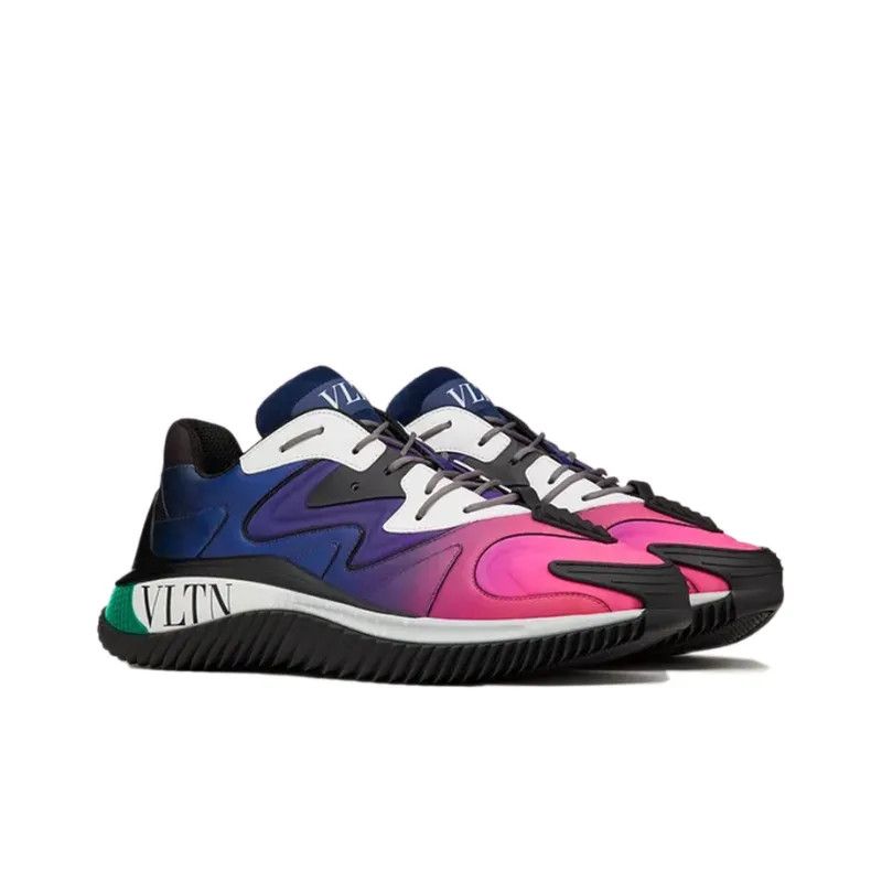 Valentino o1y0525 Logo Low-Top Sneakers in Multicolor Size US 10 / EU 43 - 4 Thumbnail