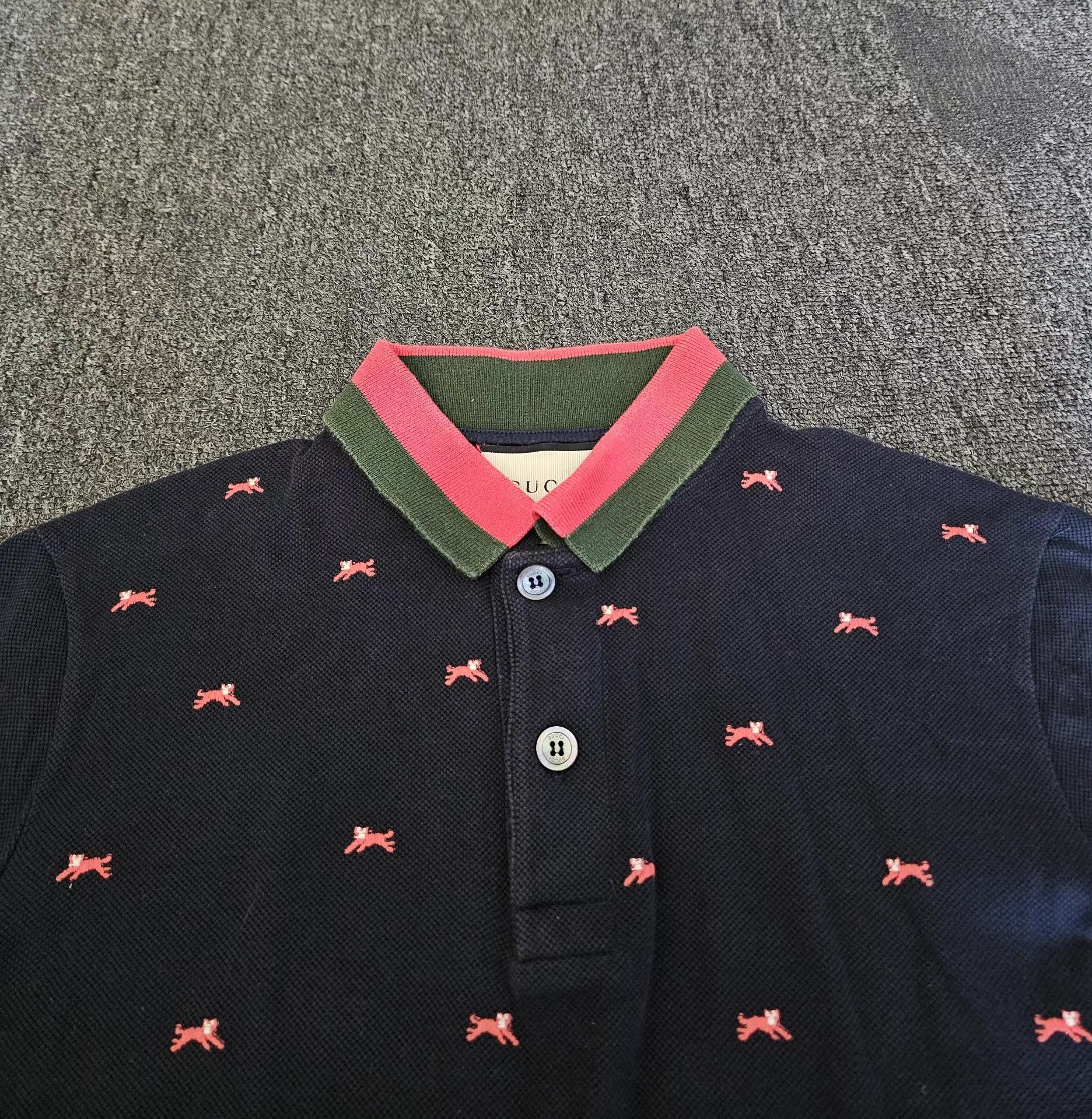 Gucci Gucci Embroidered Polo Shirt, Size US S / EU 44-46 / 1 - 3 Thumbnail