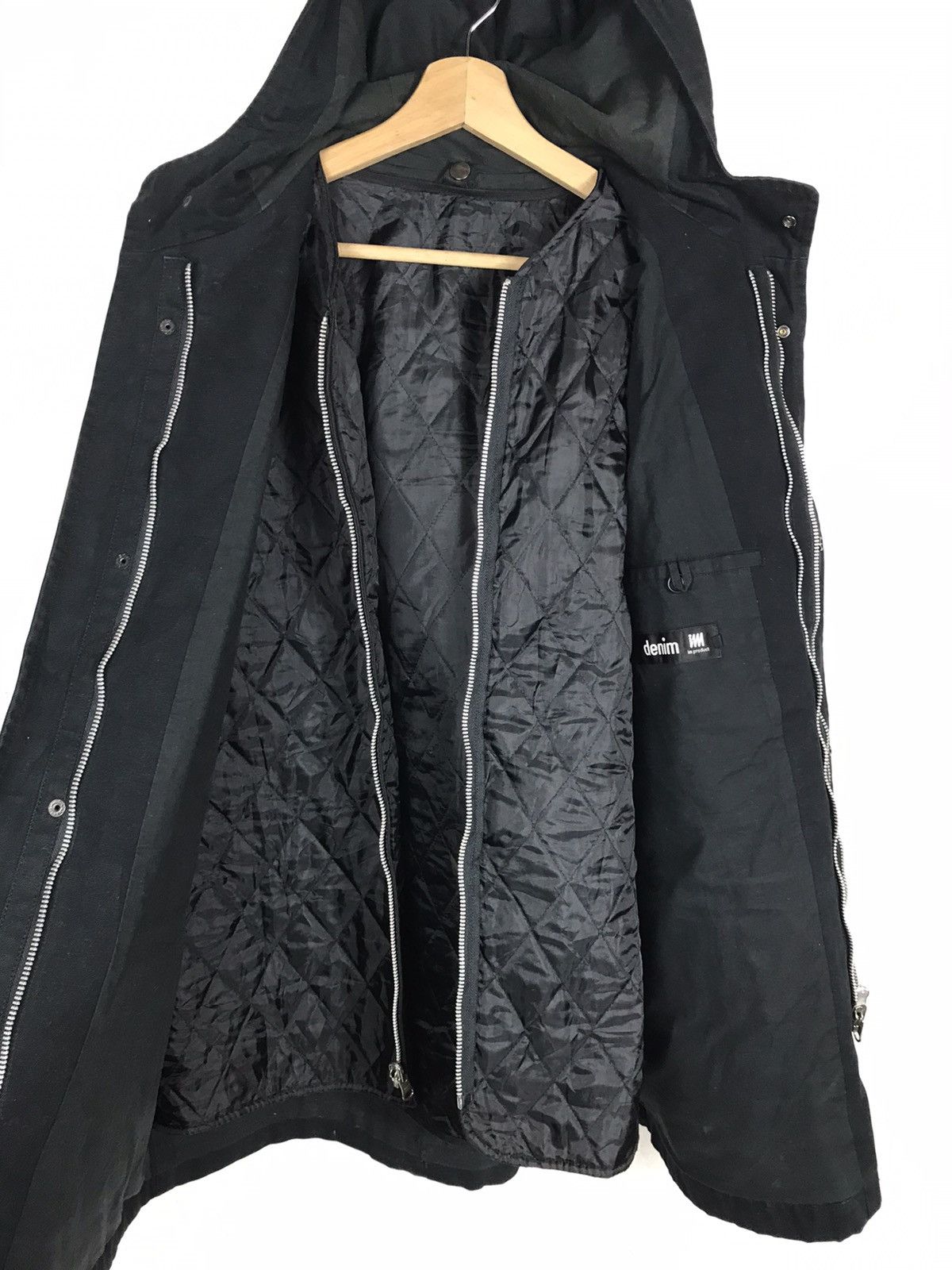 Issey Miyake Vintage Issey Miyake Denim Products Canvas Parka Hoodie Size US L / EU 52-54 / 3 - 5 Thumbnail