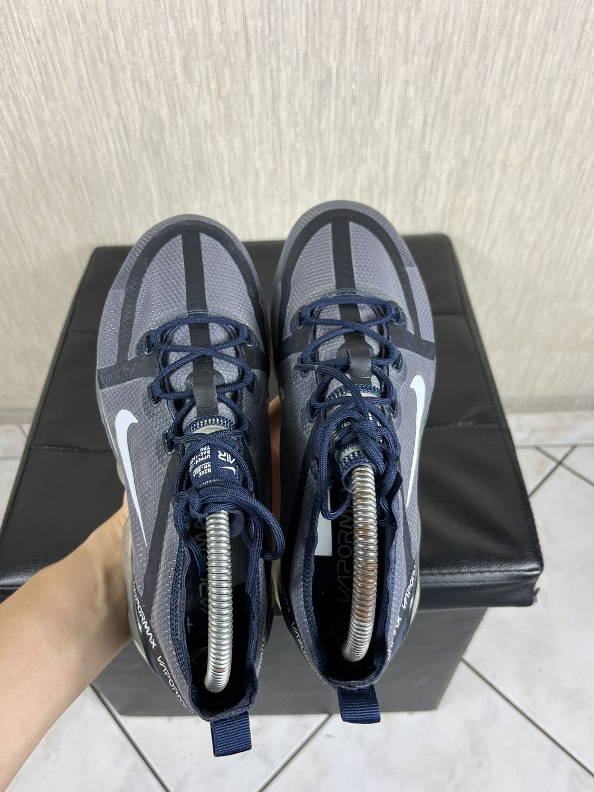 Nike Nike air vapormax 2019 obsidian pure platinum sneakers shoes Size US 7 / EU 40 - 19 Thumbnail