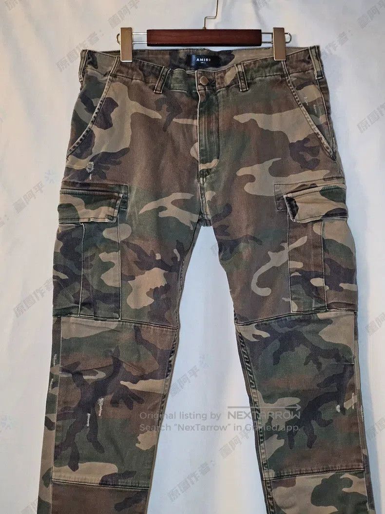 Amiri Amiri Camouflage Cargo Pants Size US 32 / EU 48 - 2 Thumbnail