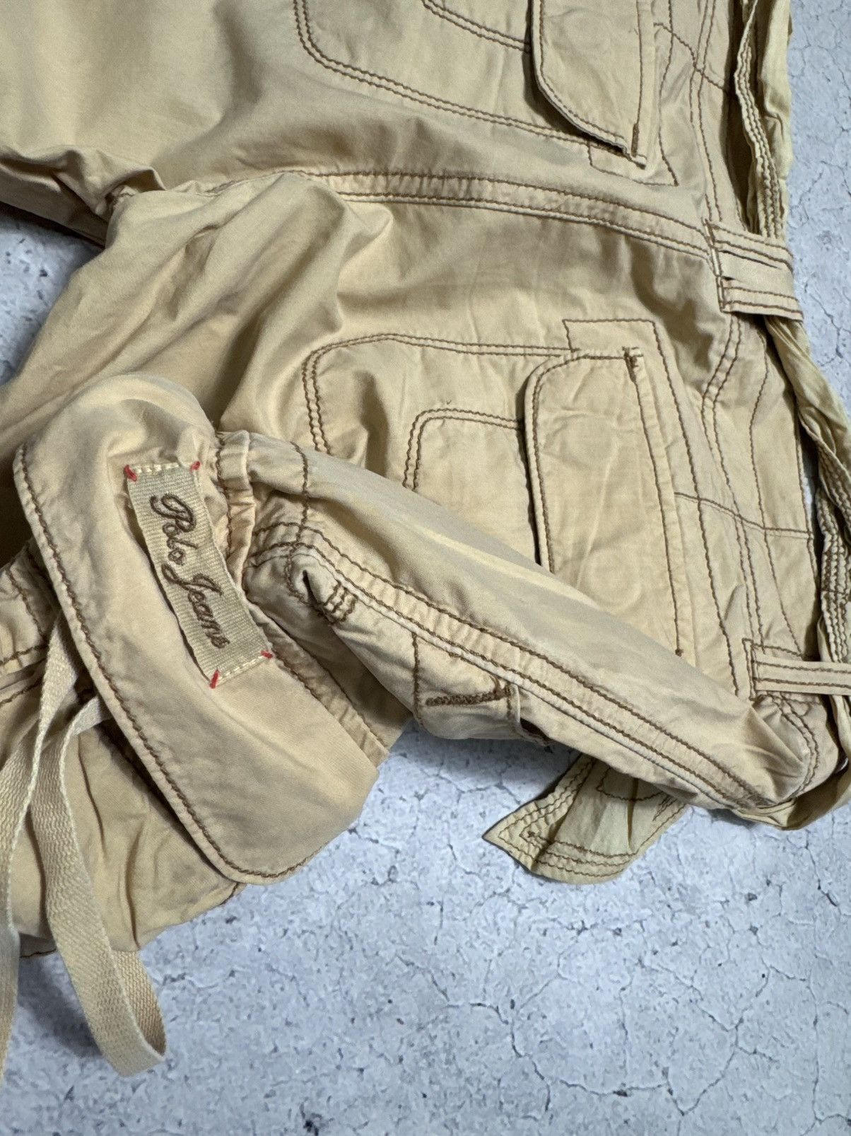 Polo Ralph Lauren × Ralph Lauren × Vintage Polo Ralph Lauren Jeans Company Vintage Bondage Cargo Pants Size US 28 / EU 44 - 11 Thumbnail