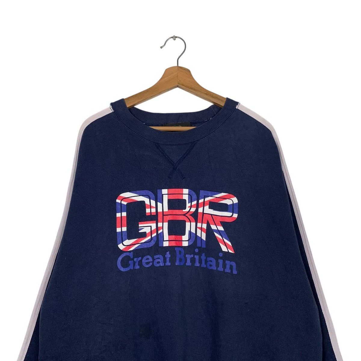 Japanese Brand Great Britain Big logo Crewneck Sweatshirt Size US M / EU 48-50 / 2 - 2 Thumbnail