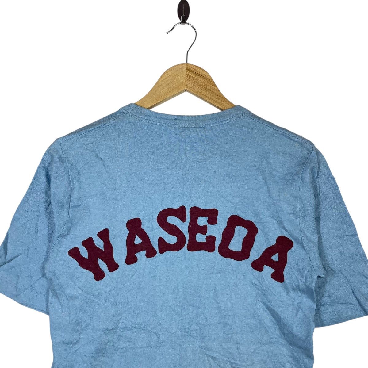 Vintage WASEDA JAPANESE GRAPHIC T SHIRT VINTAG Size US S / EU 44-46 / 1 - 6 Thumbnail