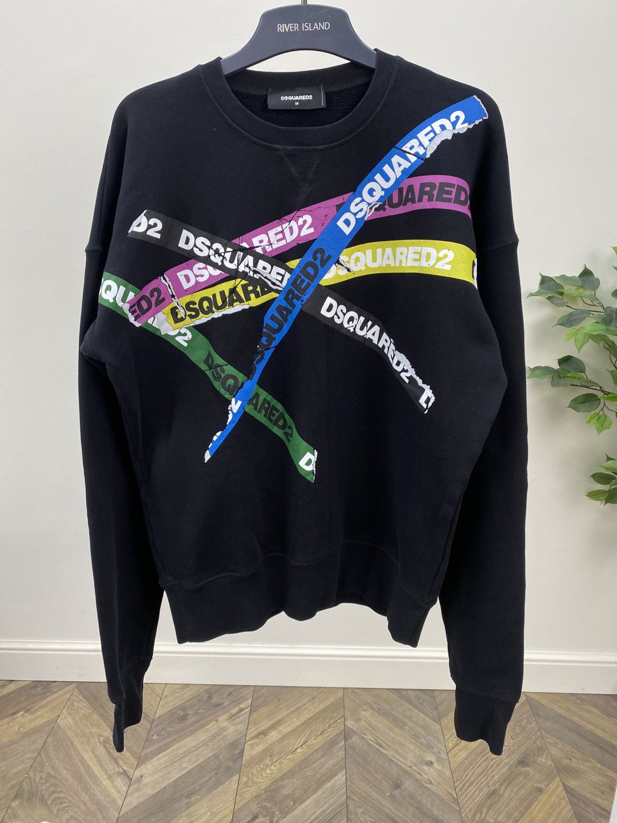 Dsquared2 Vintage Dsquared2 Tape Sweatshirt Size US M / EU 48-50 / 2 - 1 Thumbnail