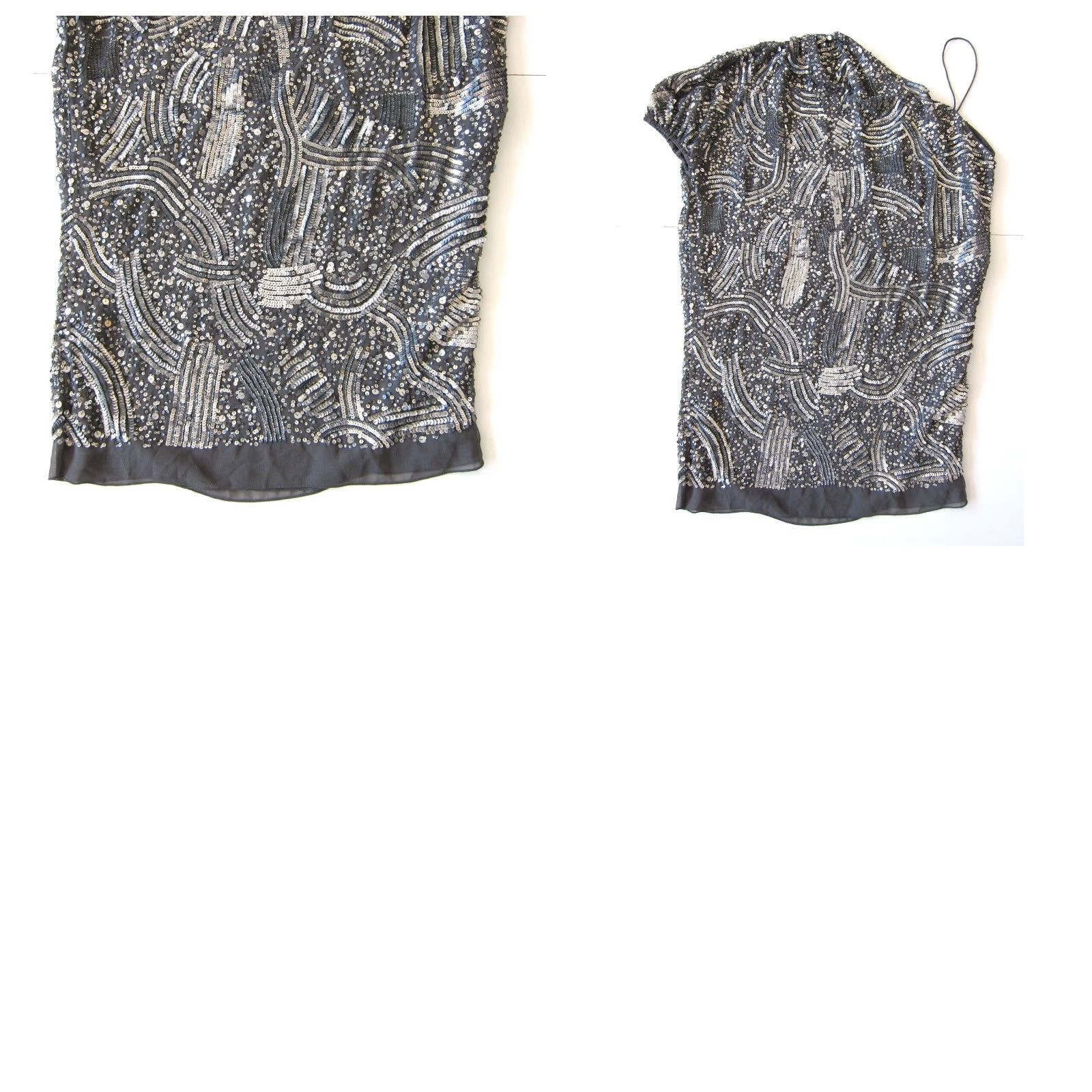 gold hawk sequin dress Kat Coco Slip Dress Bright White / XS main image 1