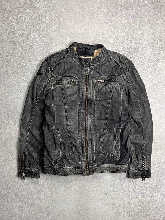 Genuine Leather Vintage Genuine Leather Avantgarde Biker Jacket L Size US L / EU 52-54 / 3 - 1 Thumbnail