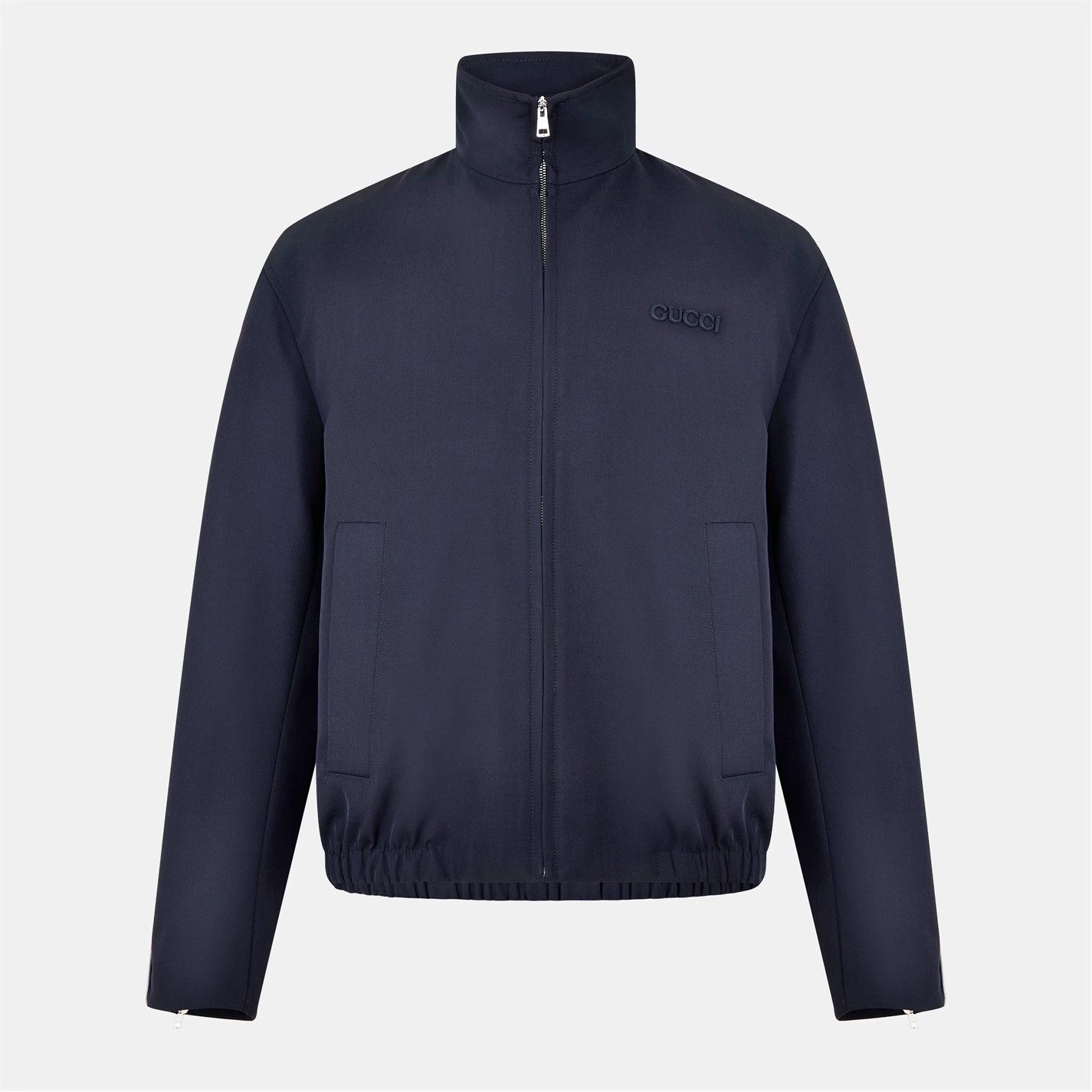 Gucci o1g2r1mq0426 Side Strap Zip Jacket in Blue Size US M / EU 48-50 / 2 - 1 Thumbnail