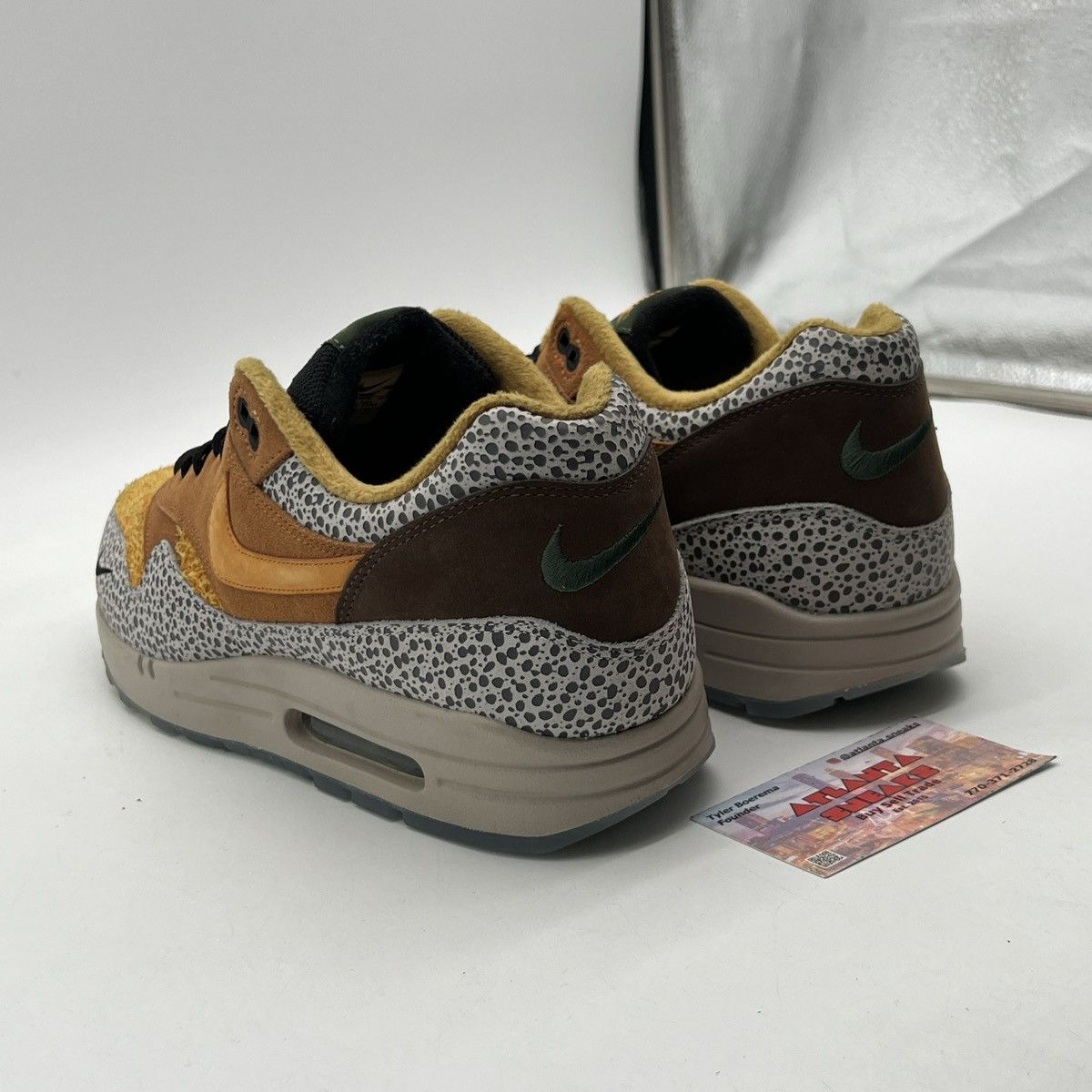 Nike Atmos X Air Max 1 safari Size US 12 / EU 45 - 4 Thumbnail