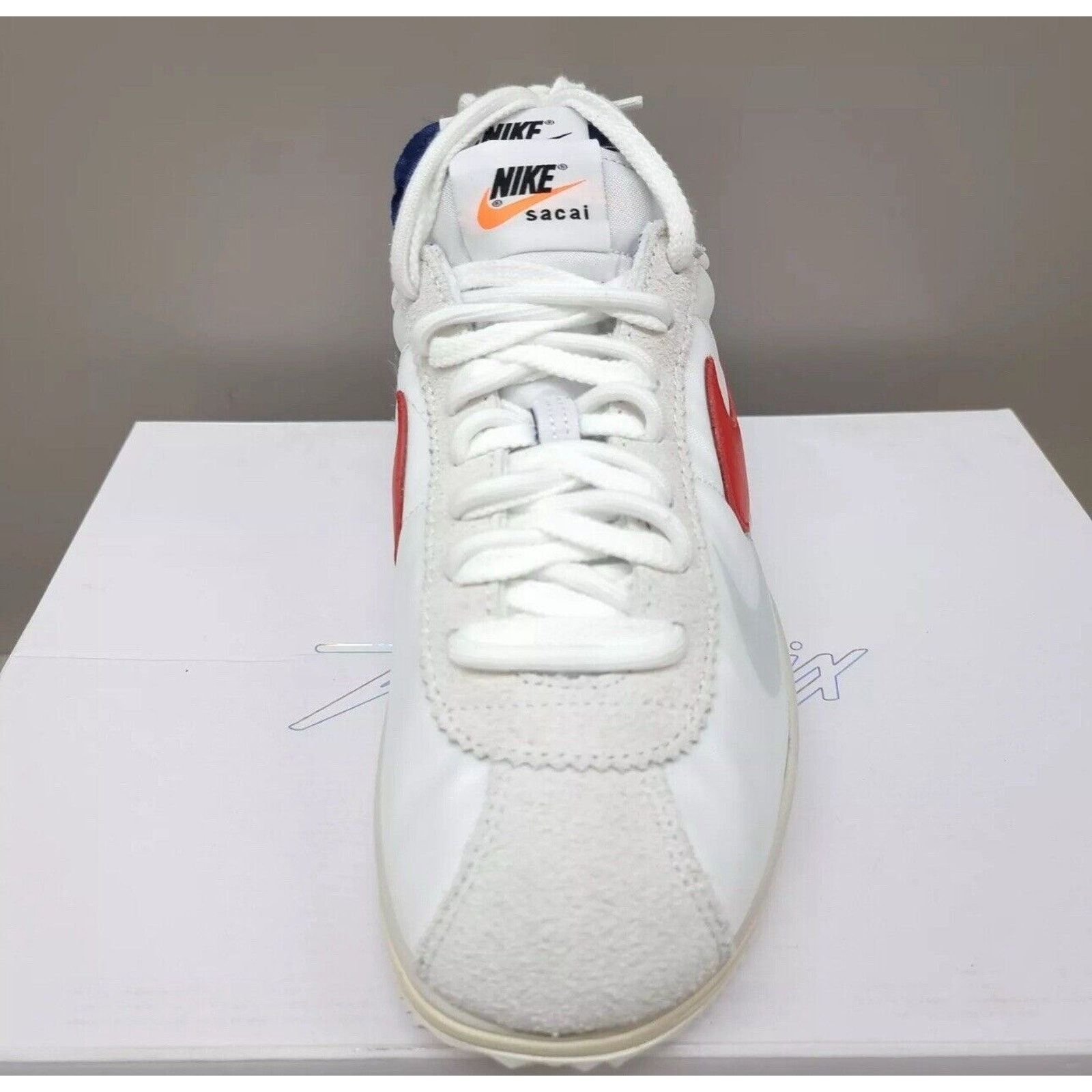 Nike Nike Zoom Cortez Sacai White University Red DQ0581-100 Men 8 Size US 8 / EU 41 - 8 Thumbnail
