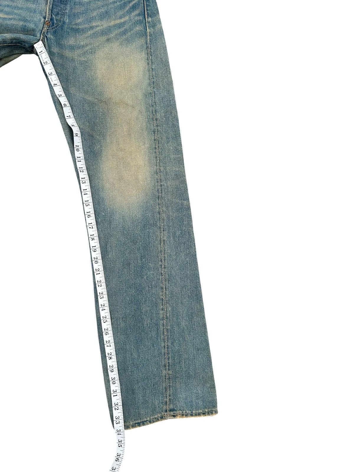 Kapital Buckle Back Vintage Levis Big E Selvedge Rusty Denim Jeans Size US 32 / EU 48 - 25 Thumbnail
